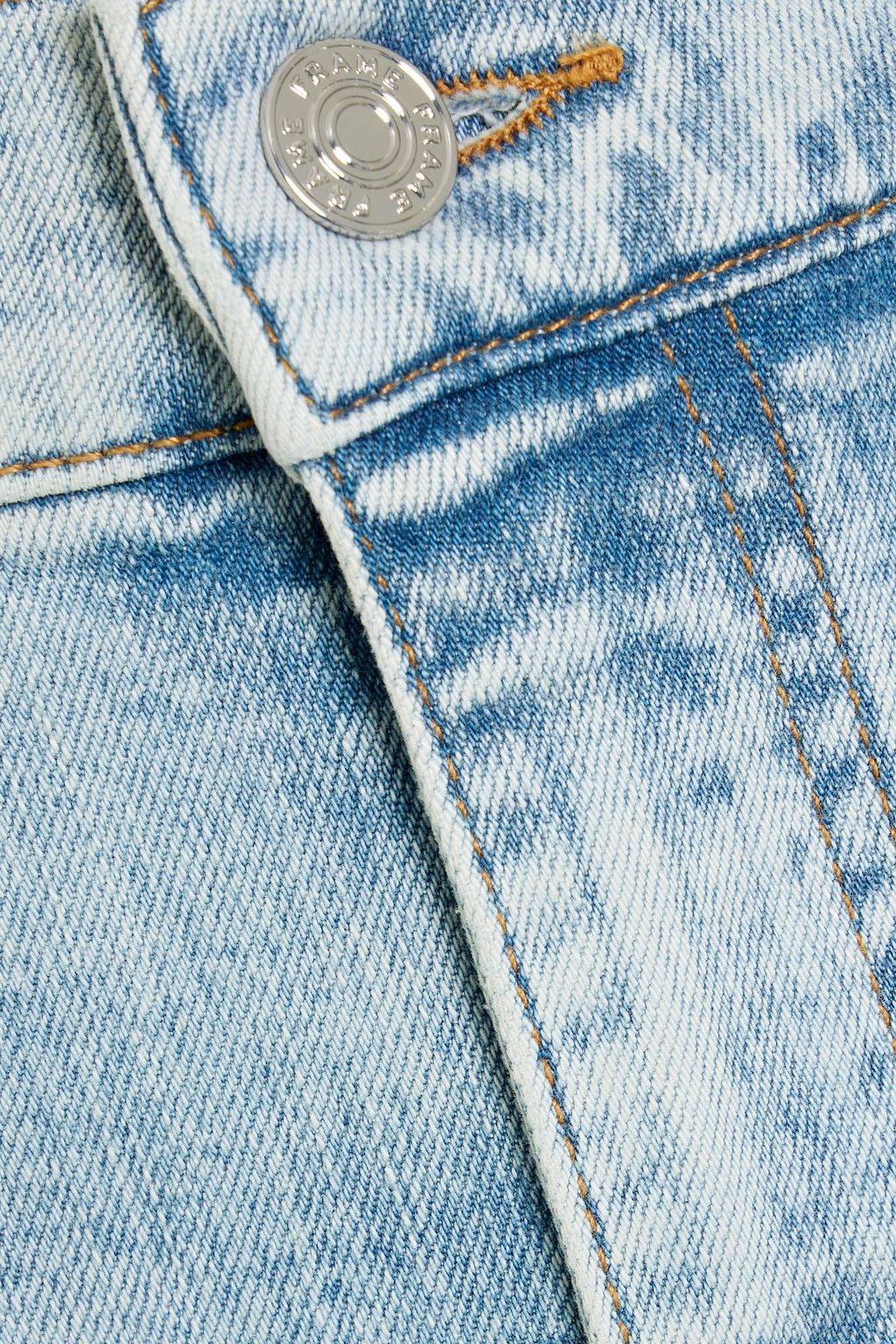 FRAME Le Palazzo Crop high-rise wide-leg jeans