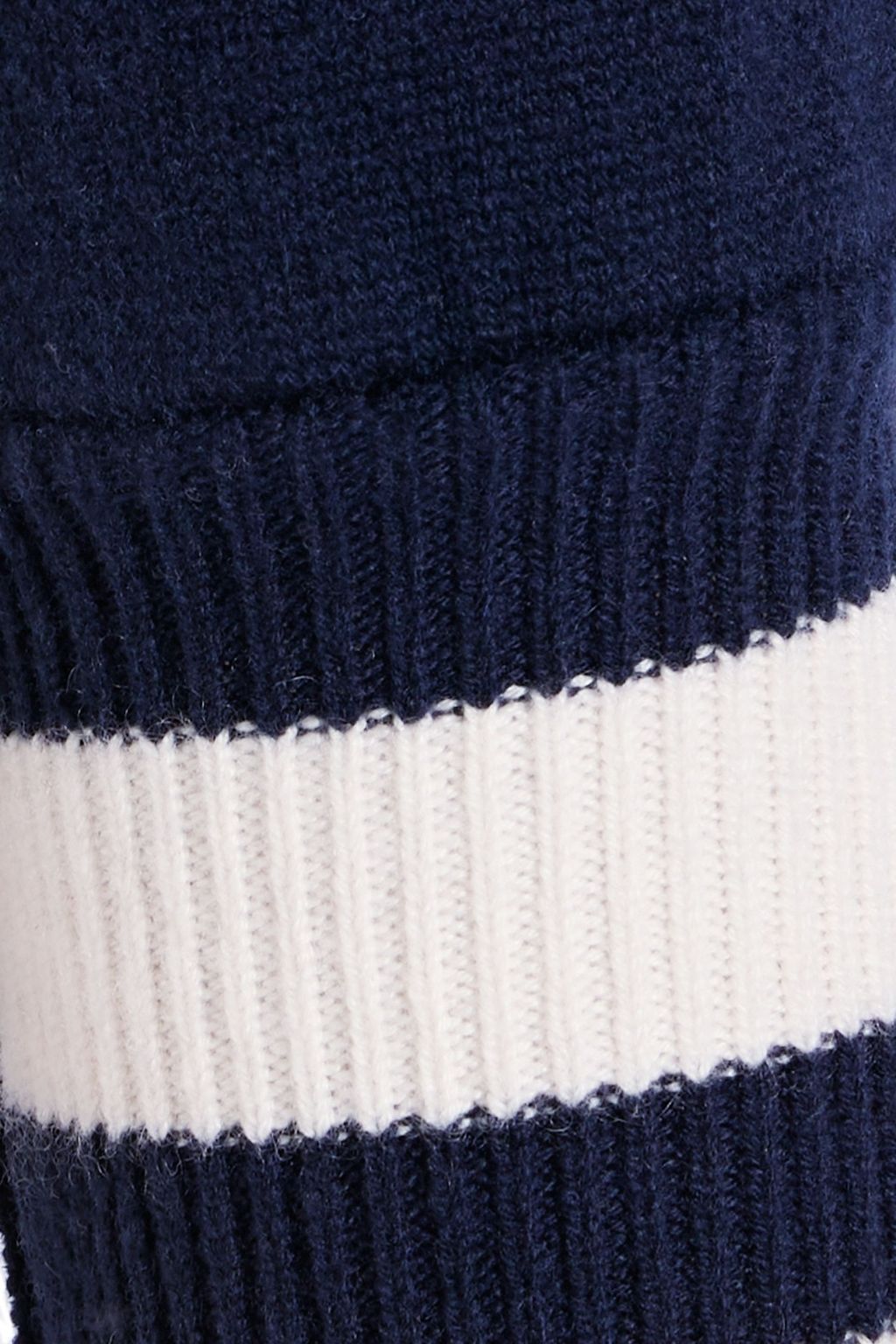 FRAME Striped cashmere-blend sweater