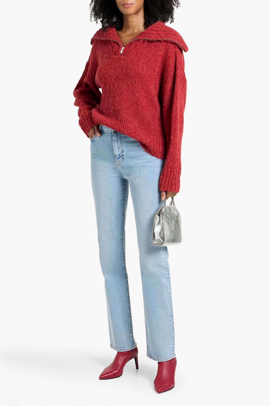 FRAME The Ruler high-rise slim-leg jeans