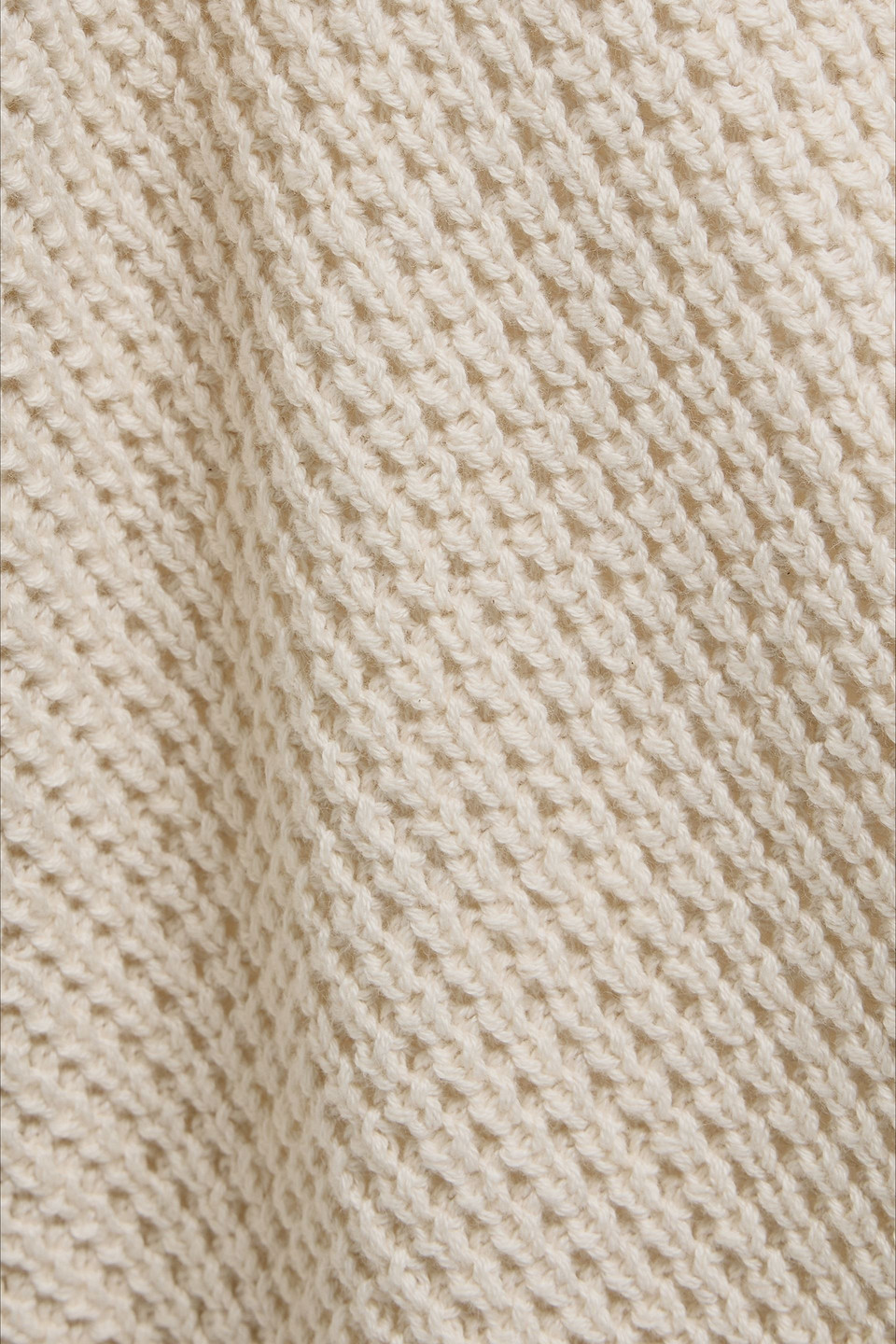 Paige Mylo Waffle-knit Cotton Sweater In Neutral
