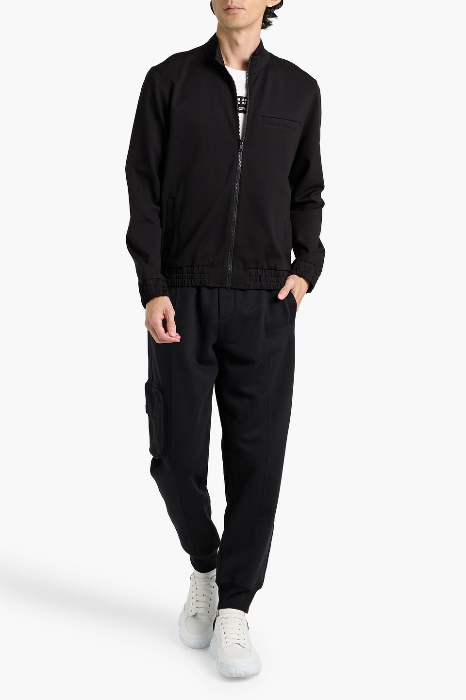 Paige Keating Ponte Jacket In Black