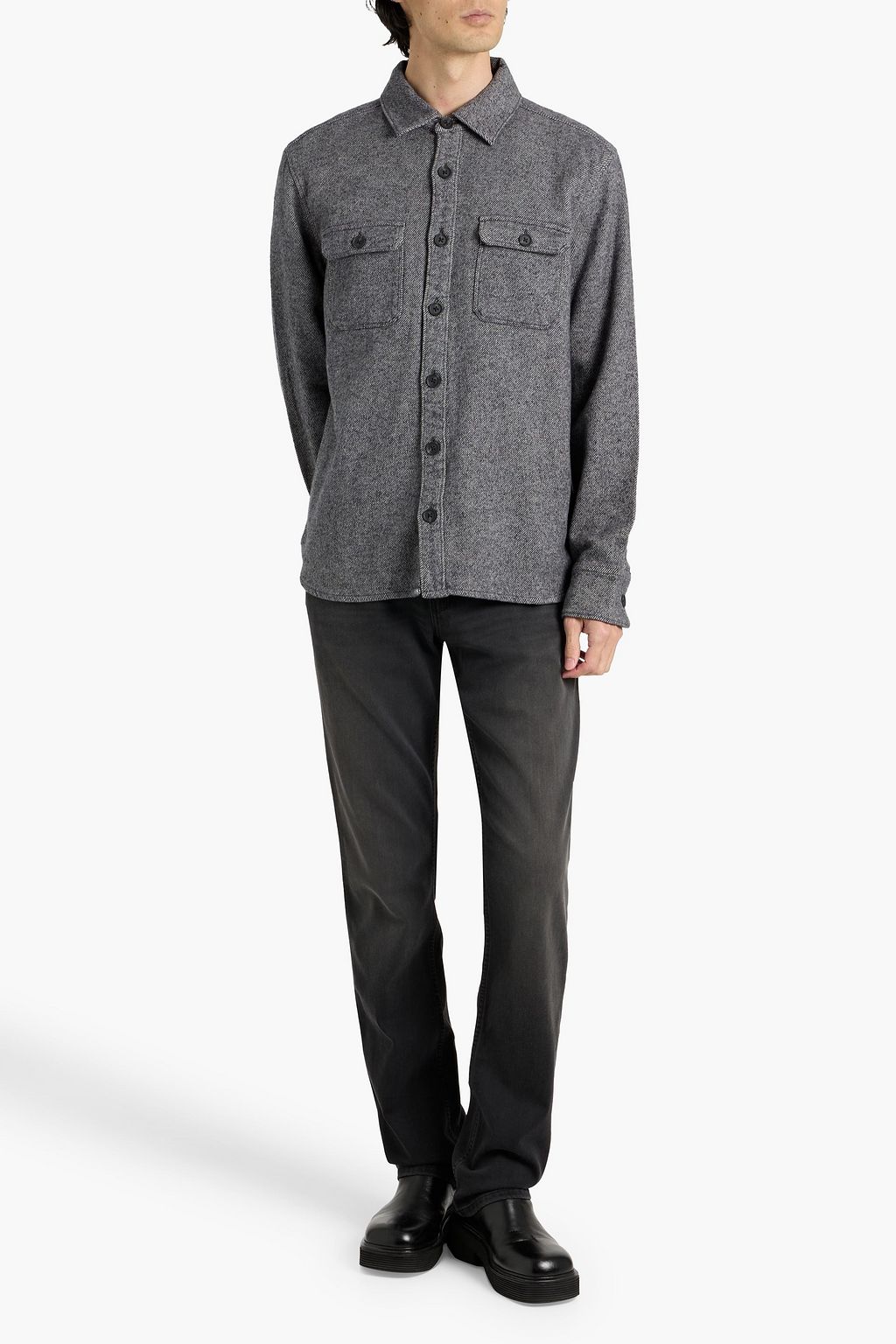 PAIGE Wilburt cotton-flannel overshirt