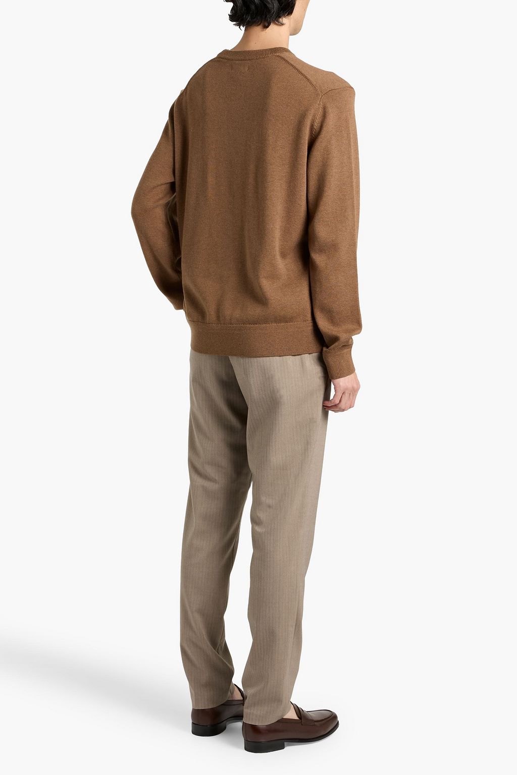 PAIGE Pershing merino wool and cotton-blend sweater