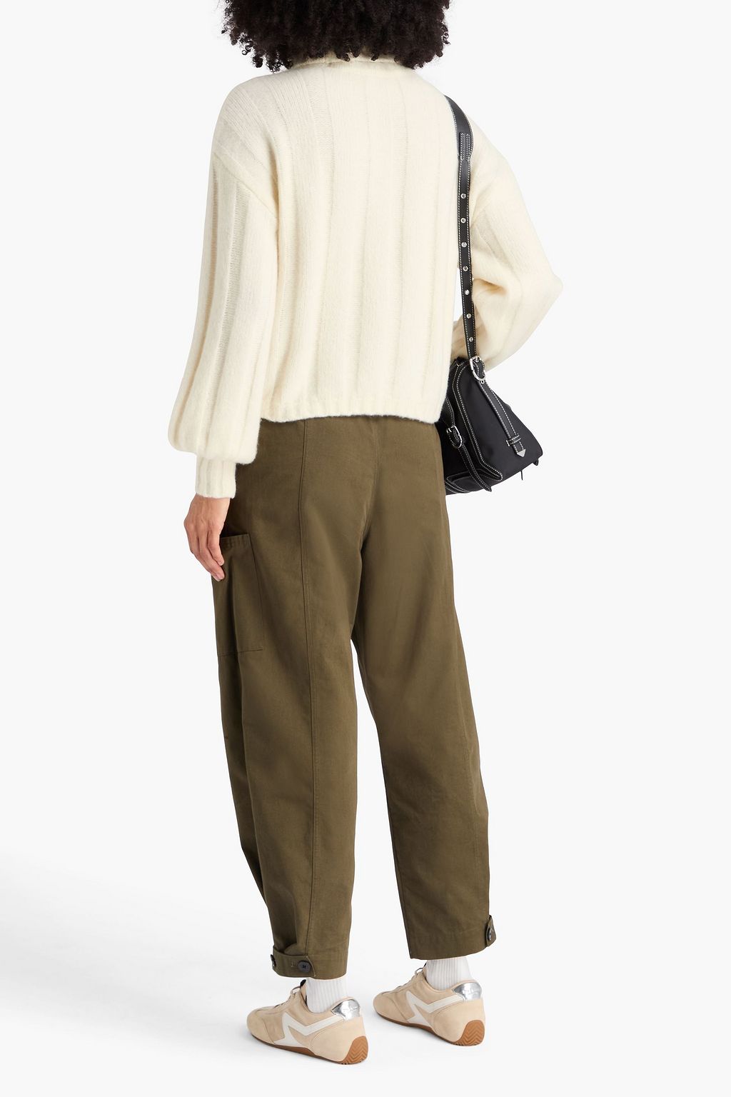 PAIGE Roselia ribbed wool-blend turtleneck sweater