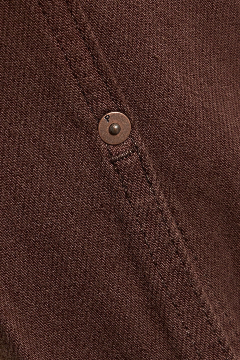 Paige Scout Denim Jacket In Brown