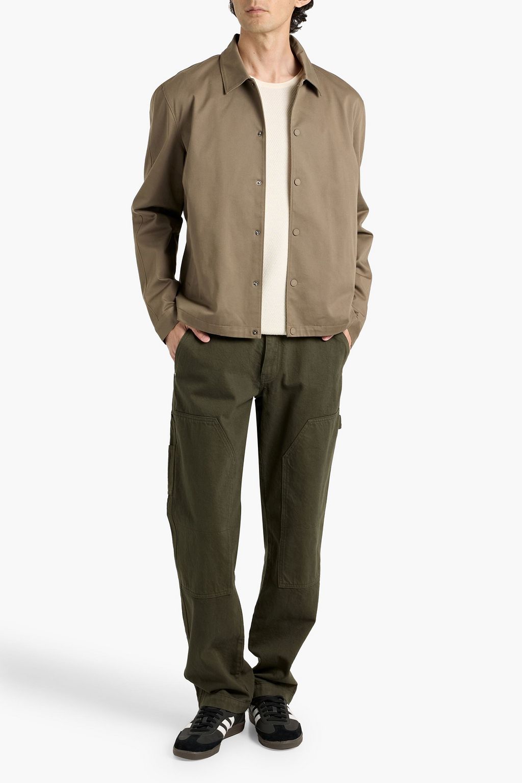 PAIGE Andrus cotton-blend twill jacket