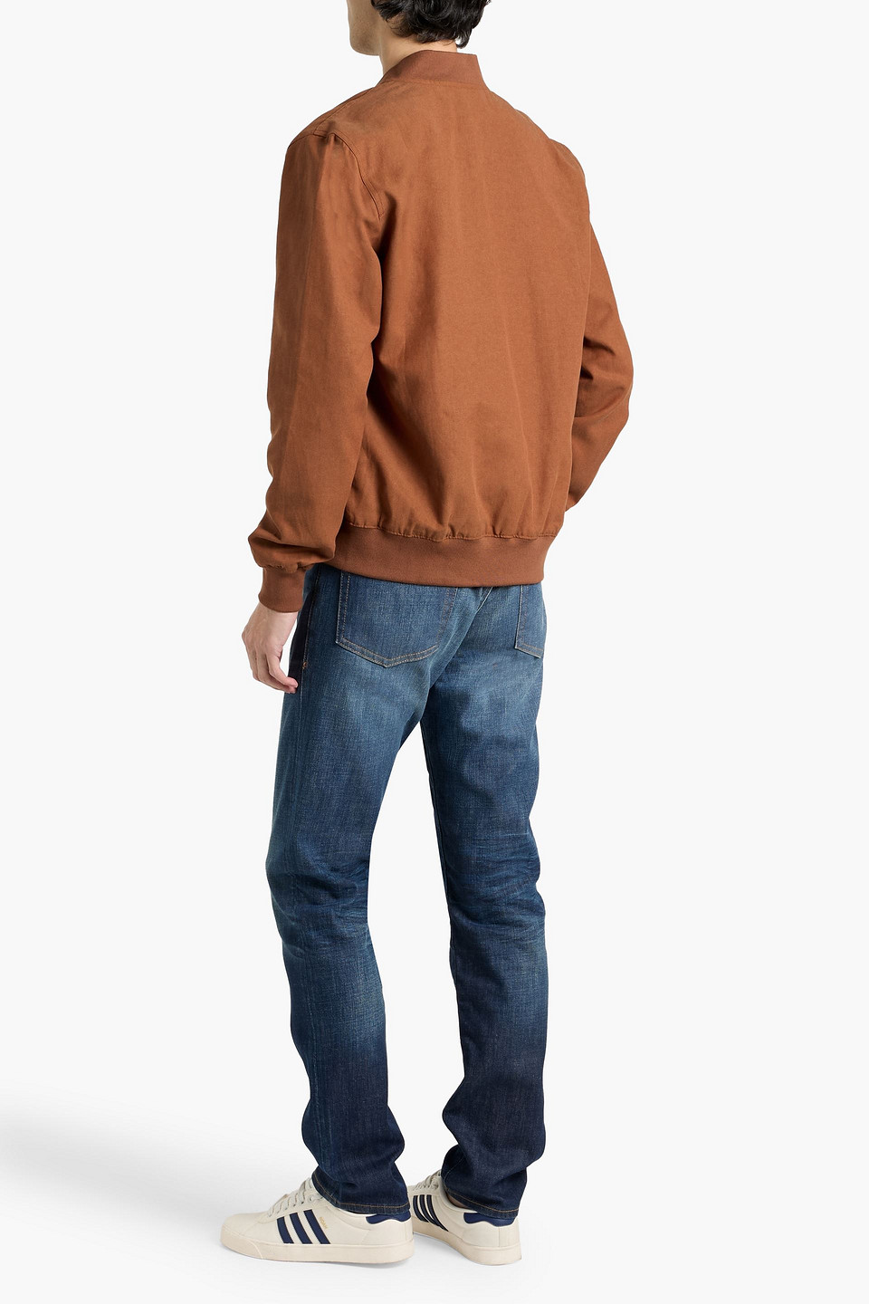 Paige Barker Cotton And Lyocell-blend Jacket In Brown