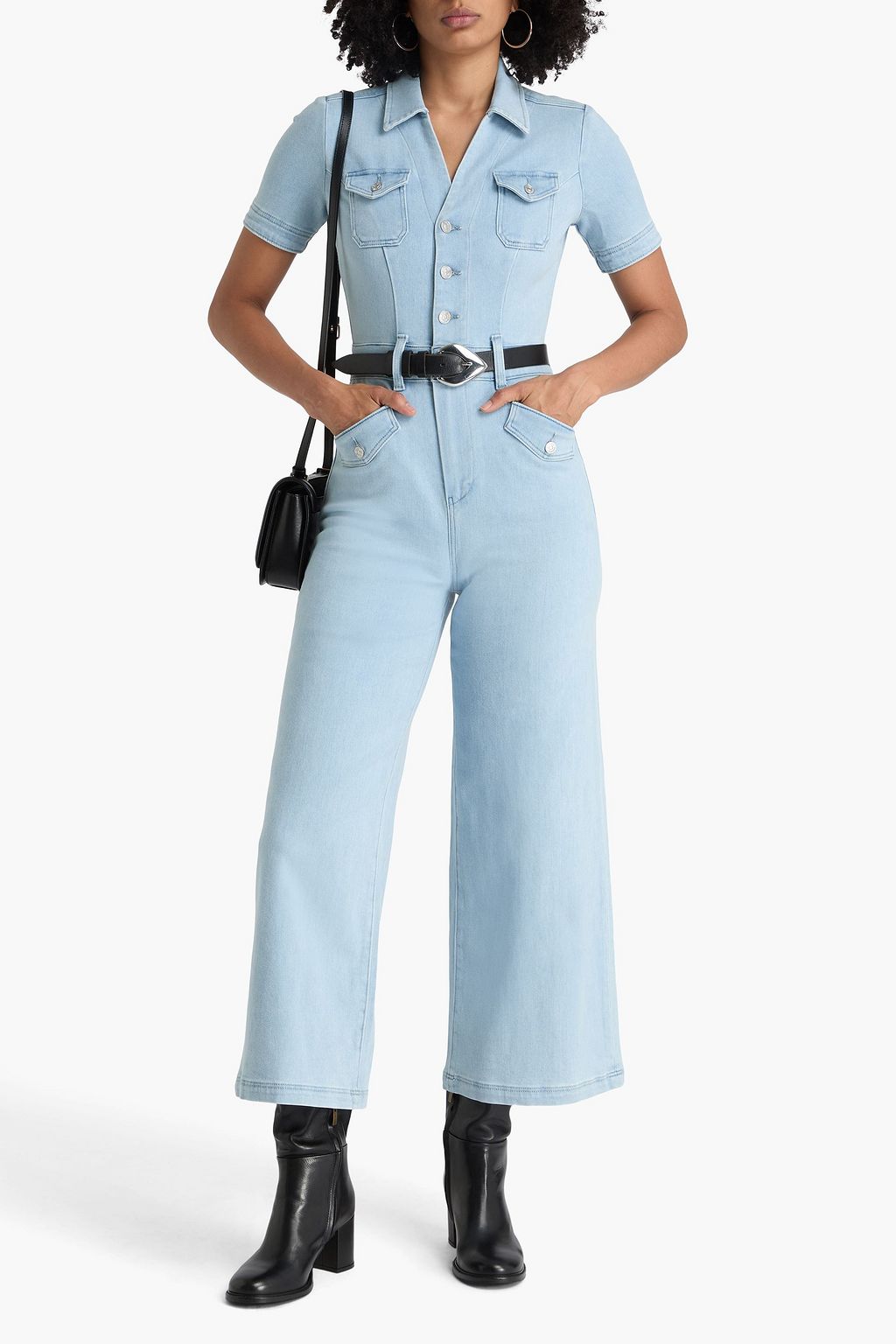 PAIGE Harper Ankle denim jumpsuit