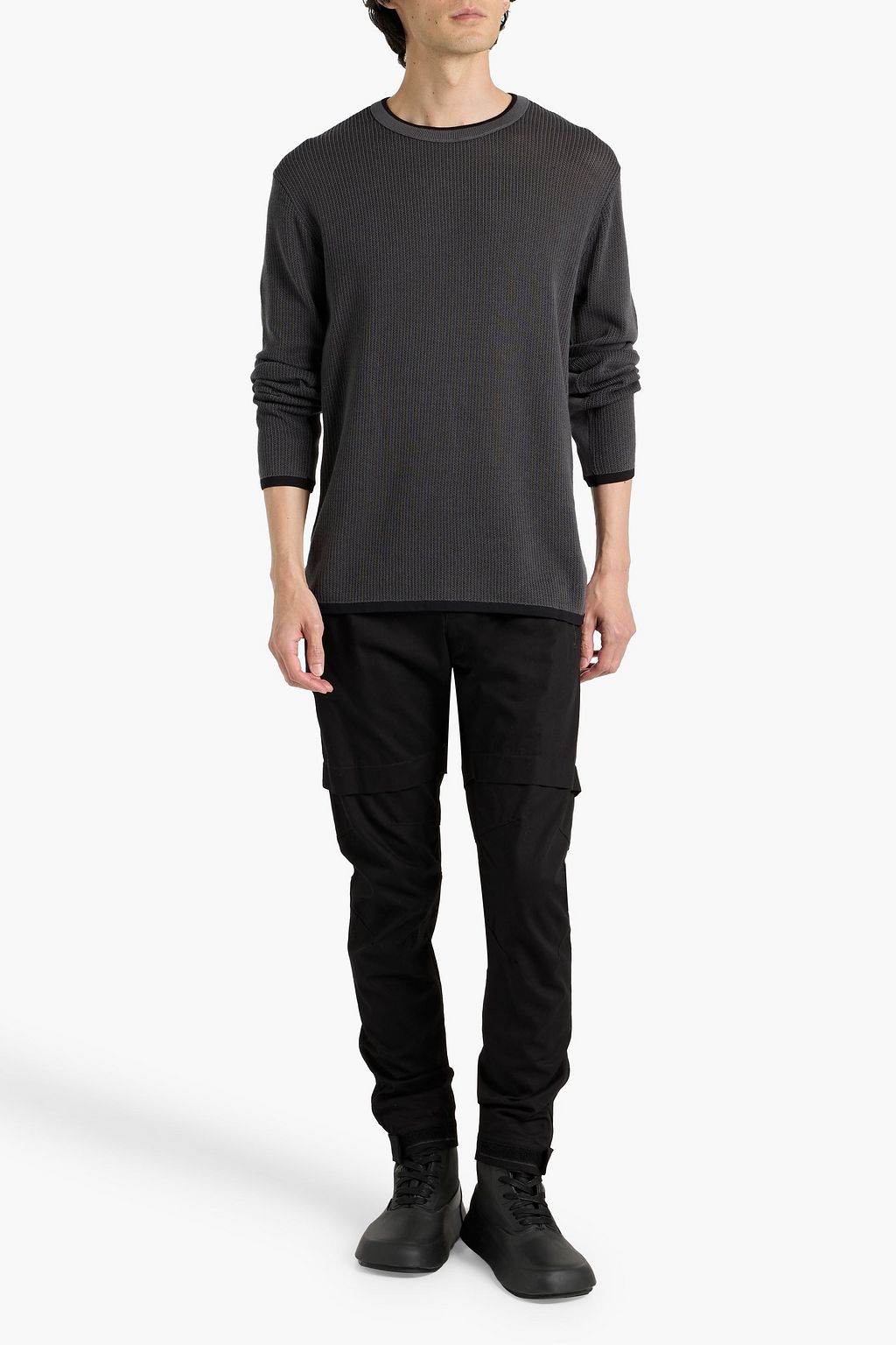 RAG & BONE Harvey ribbed cotton-blend sweater