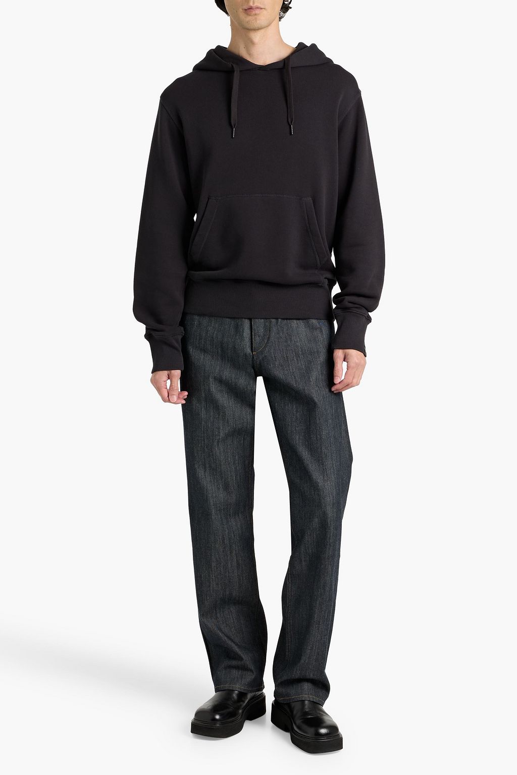 RAG & BONE Damon French cotton-blend terry hoodie