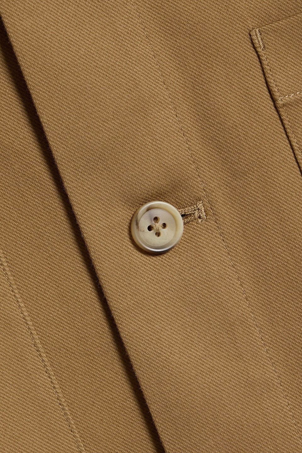 Paige Foreman Cotton-blend Twill Jacket In Brown