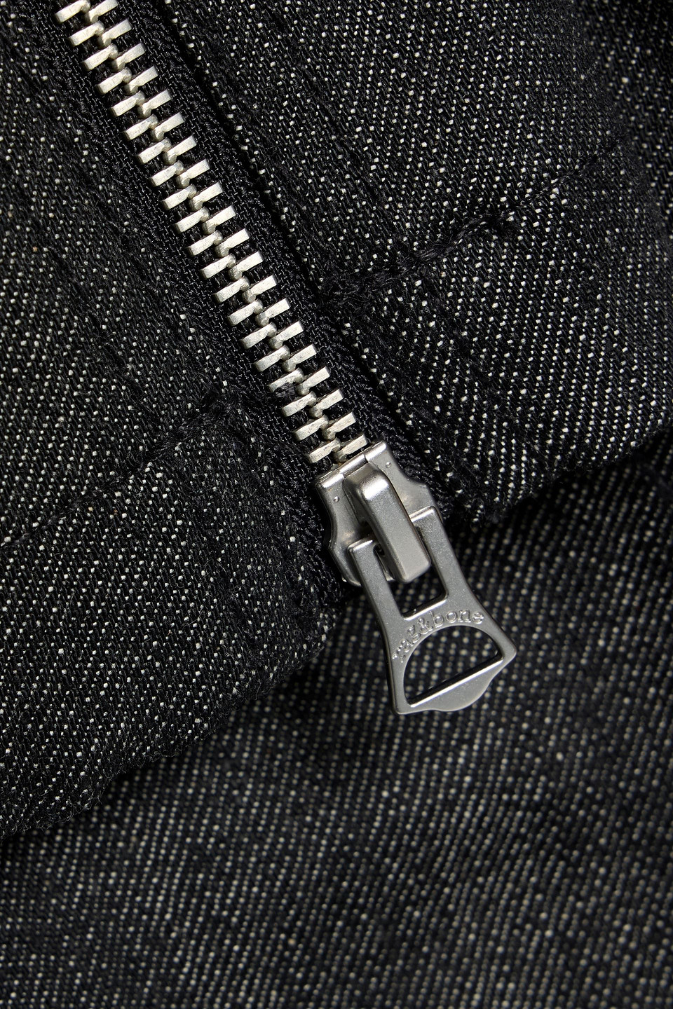 Rag & Bone Alex Denim Jacket In Black