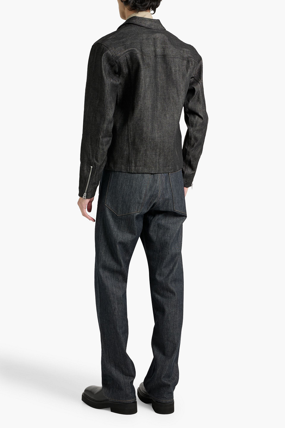 Rag & Bone Alex Denim Jacket In Black