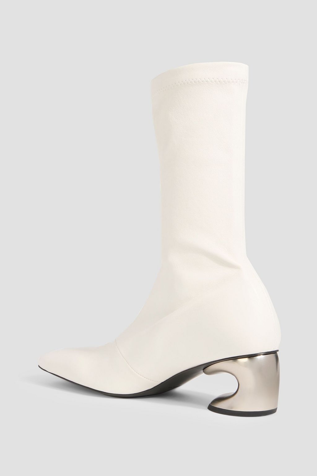 JIL SANDER Leather sock boots