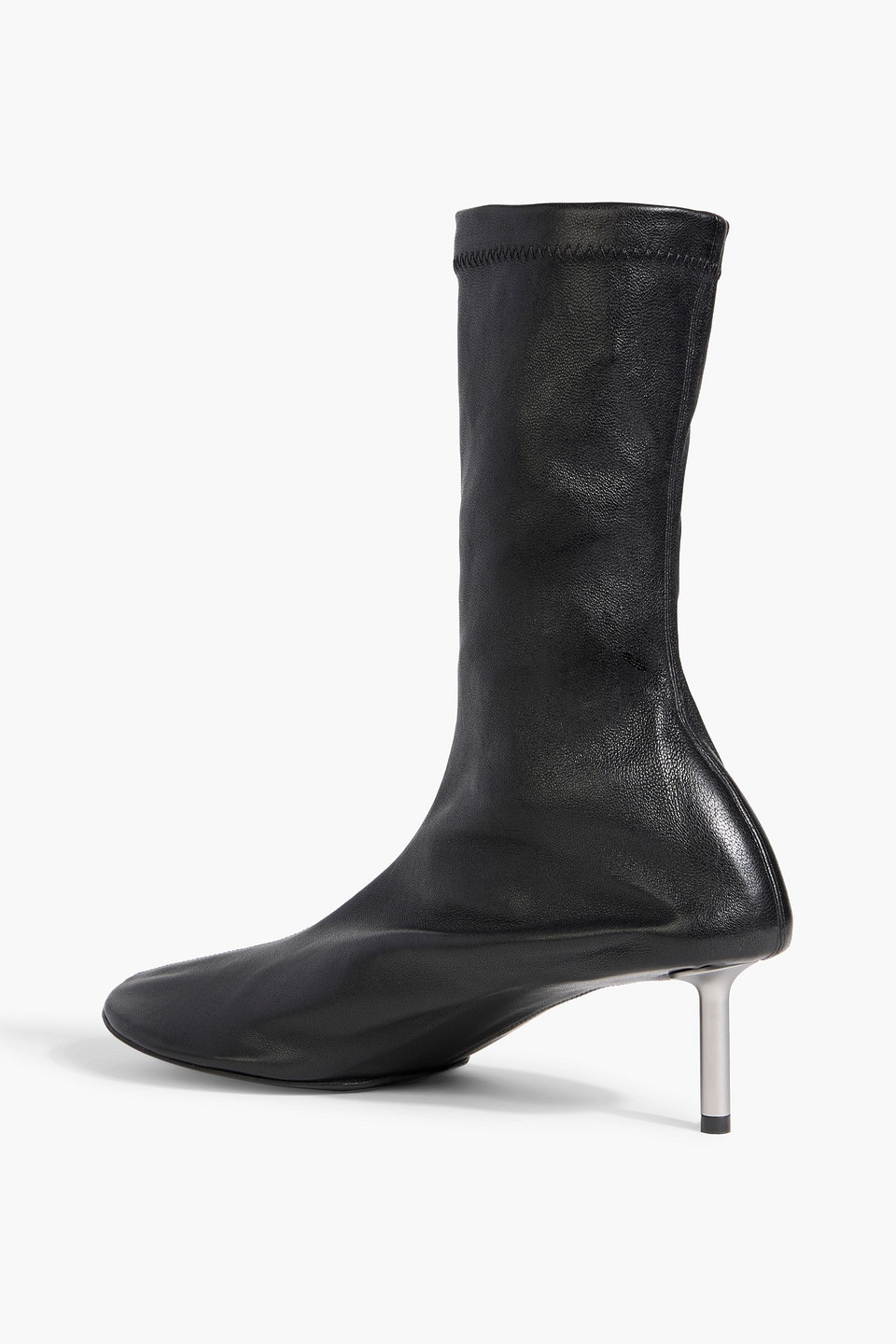  Jil Sander - Leather Sock Boots - Black - Eu 36 