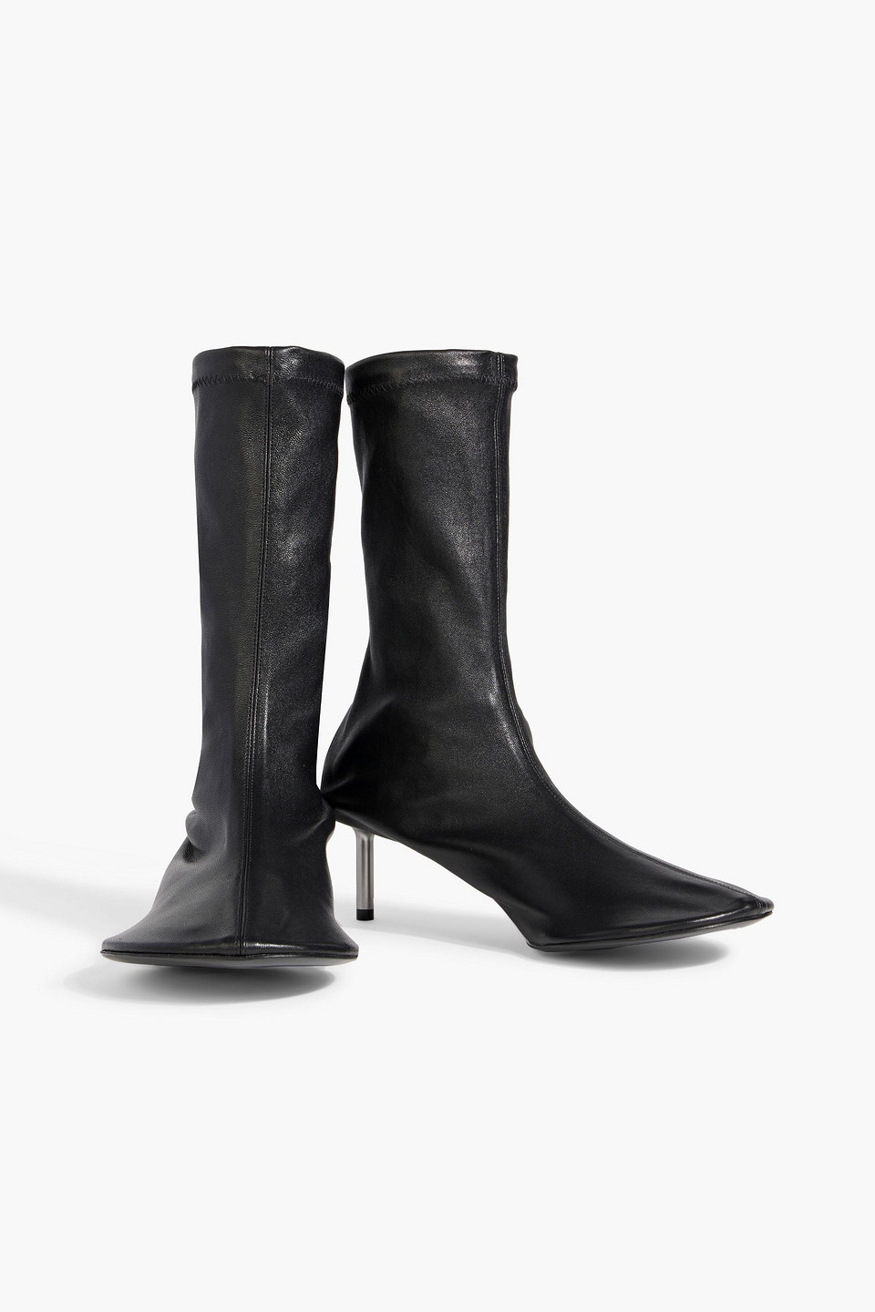  Jil Sander - Leather Sock Boots - Black - Eu 36 