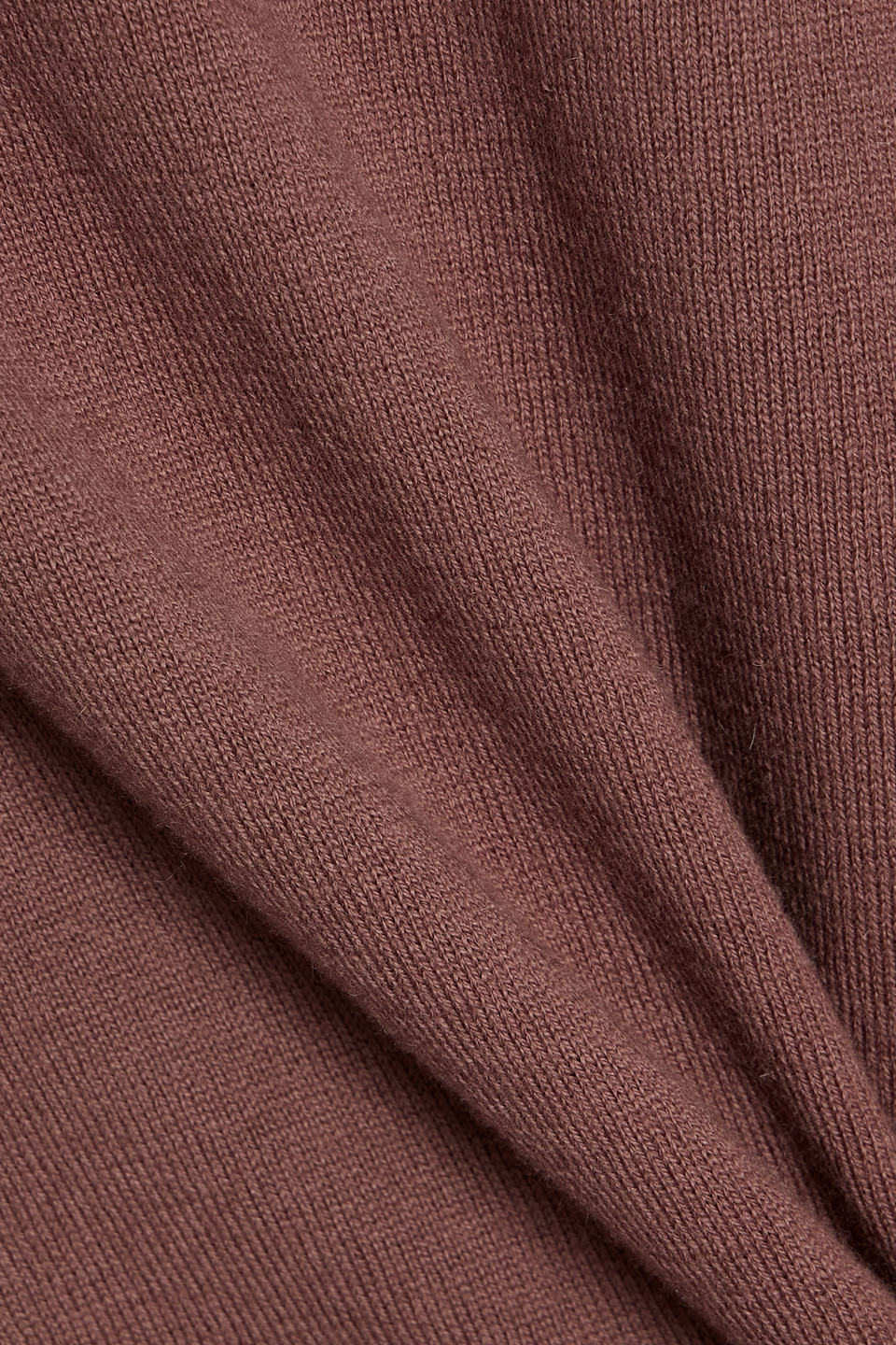 Paige Champlin Cotton And Wool-blend Sweater In Brown