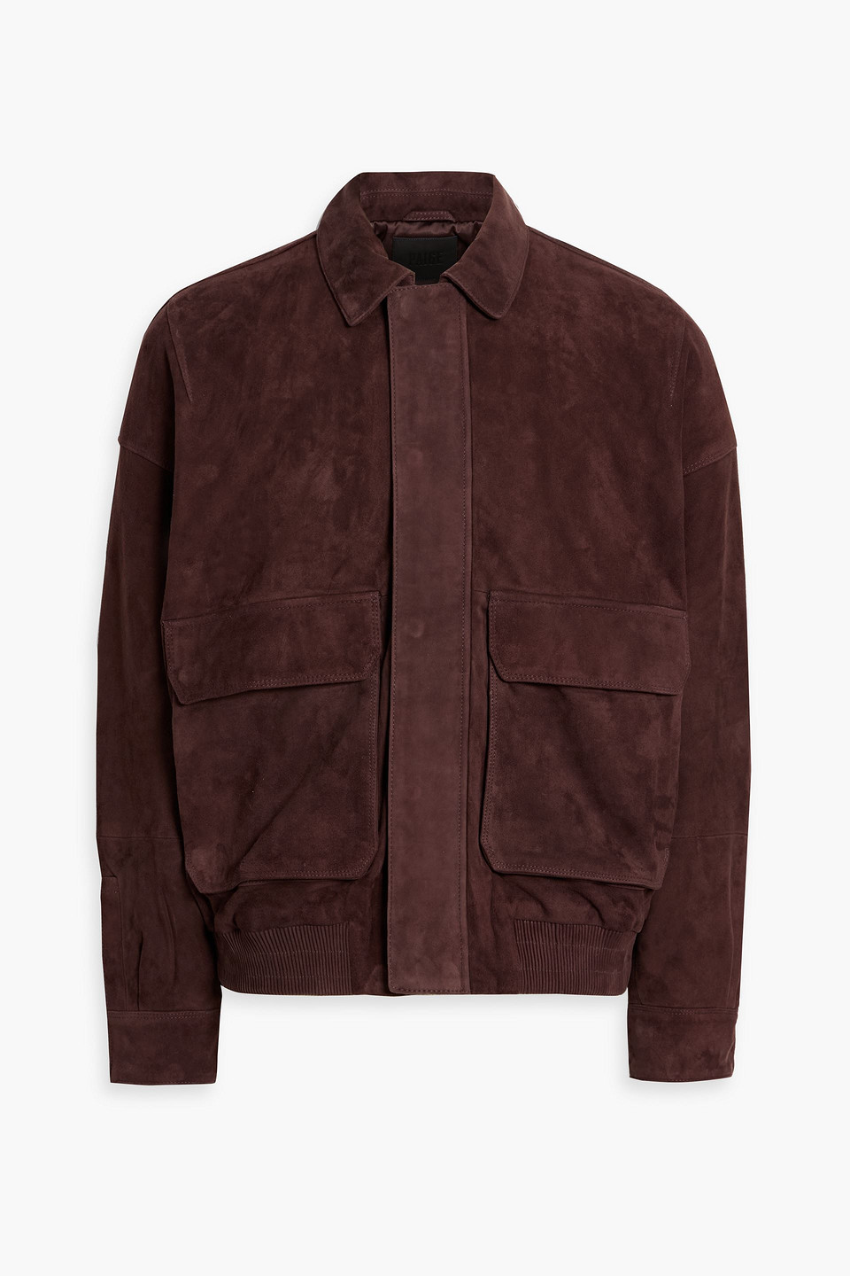 Paige Bakara Suede Jacket In Brown