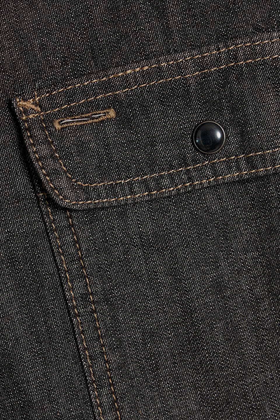 Paige Maytham Denim Shirt In Gray