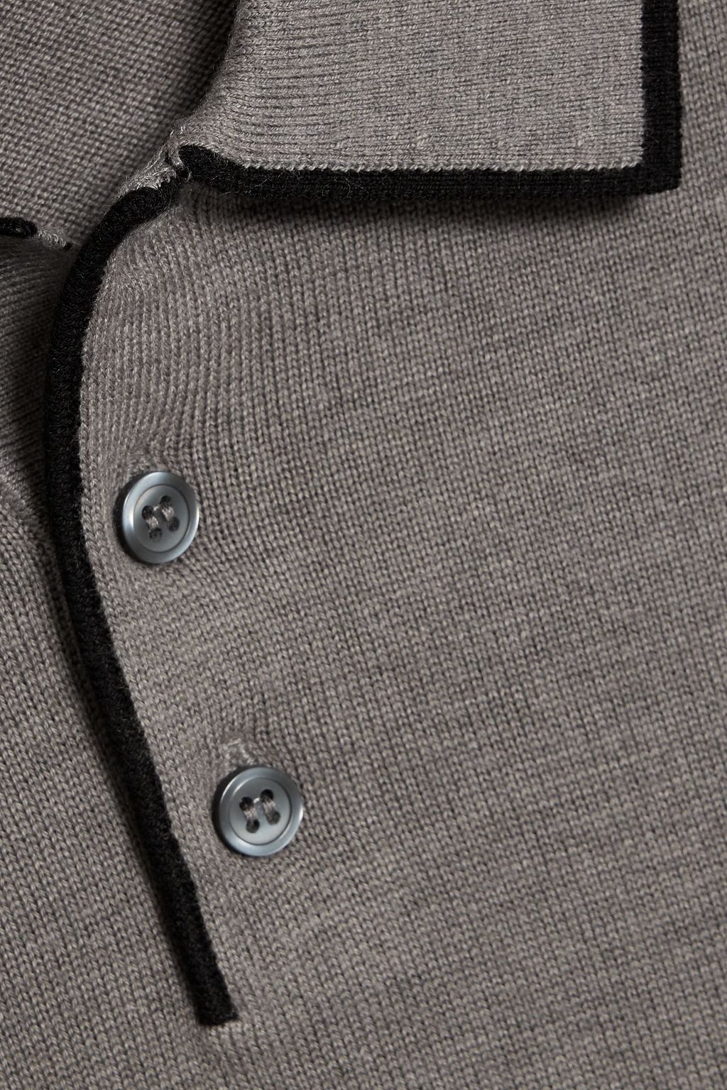 PAIGE Dobson cotton-blend polo sweater