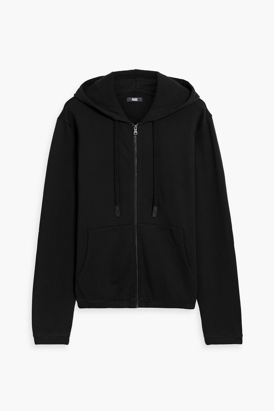 Paige Coffman French Cotton-terry Zip-up Hoodie In Animal Print