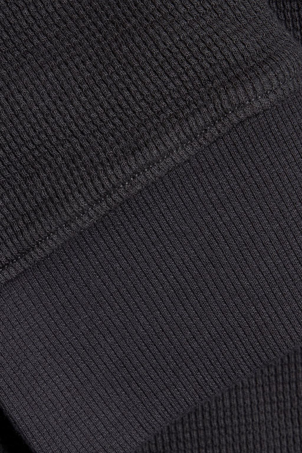 PAIGE Darrel waffle-knit cotton-blend zip-up sweater