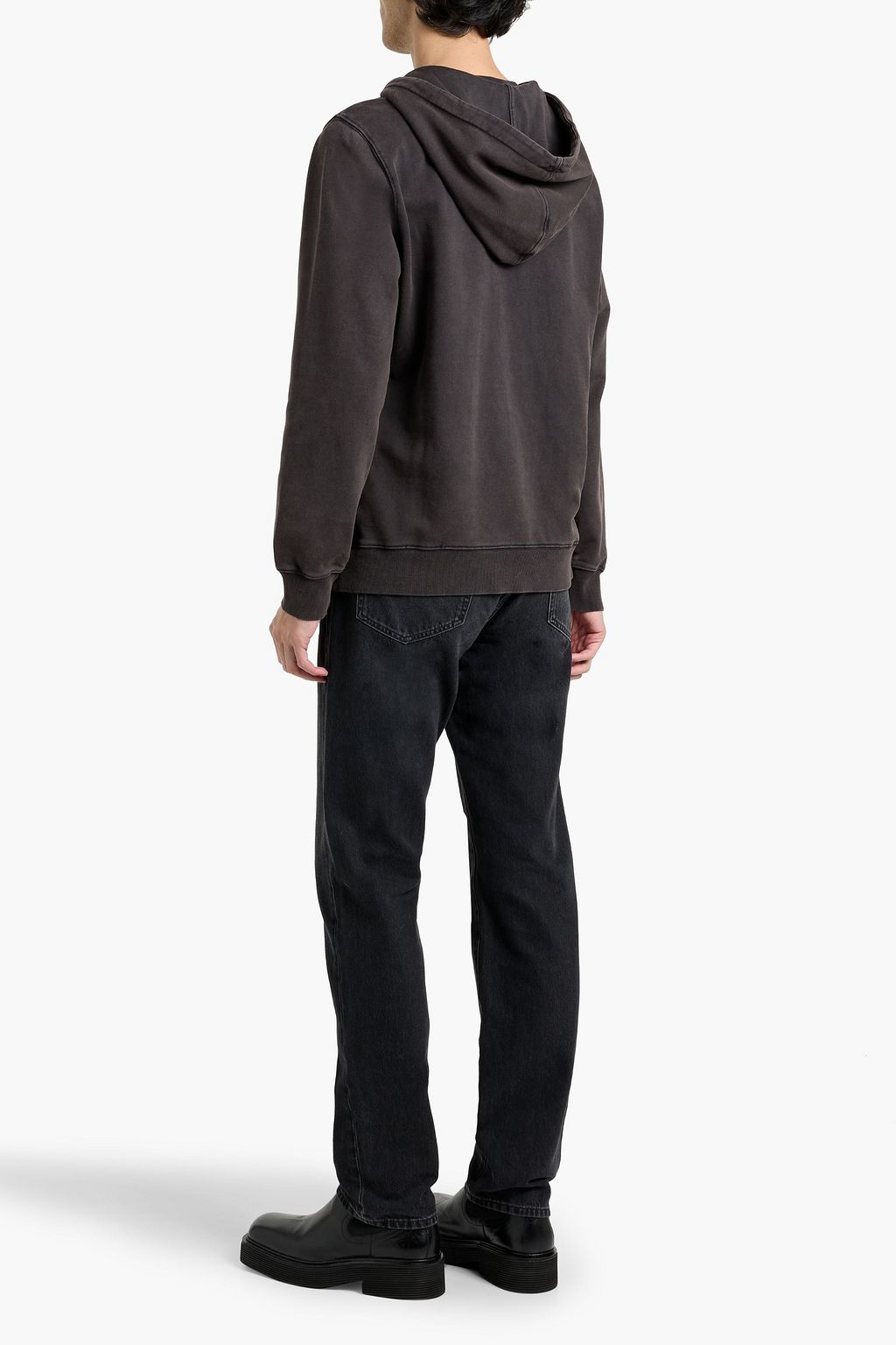 PAIGE Thomas French cotton-terry hoodie