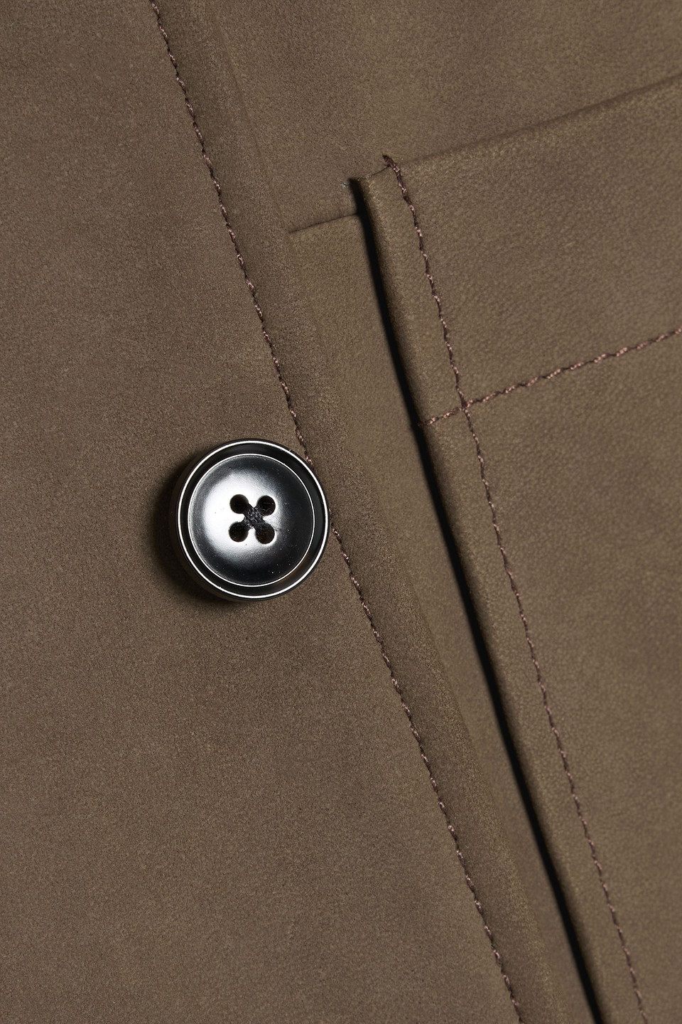 Paige Wallen Suede Jacket In Brown