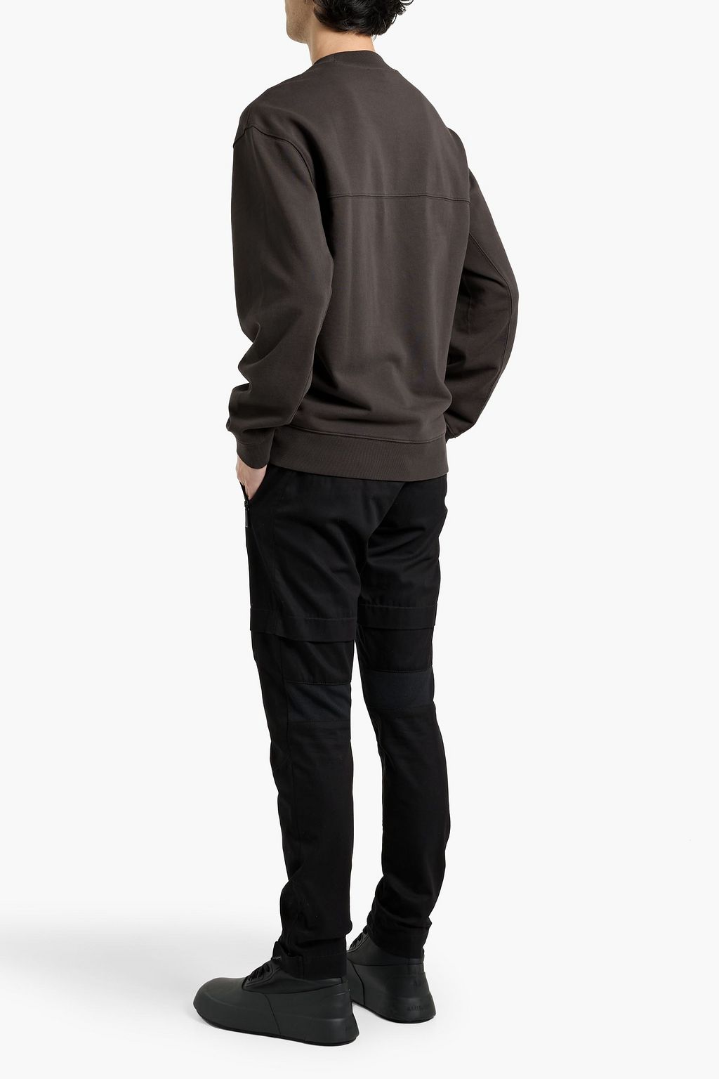 PAIGE Huey French cotton-terry sweatshirt