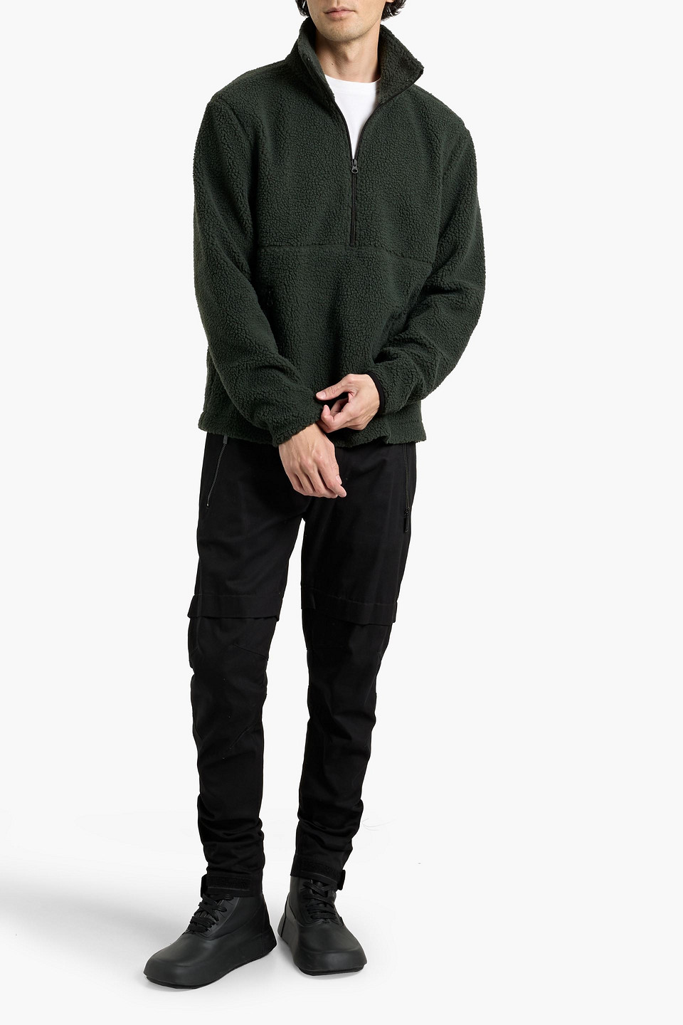 Paige Horton Fleece Jacket In Green