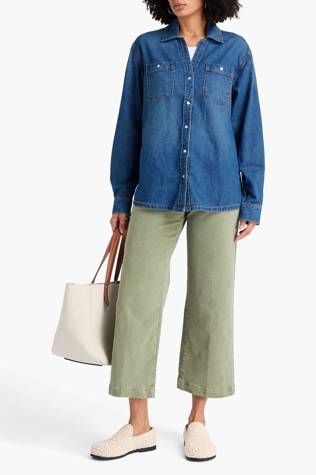 PAIGE Georgie denim shirt