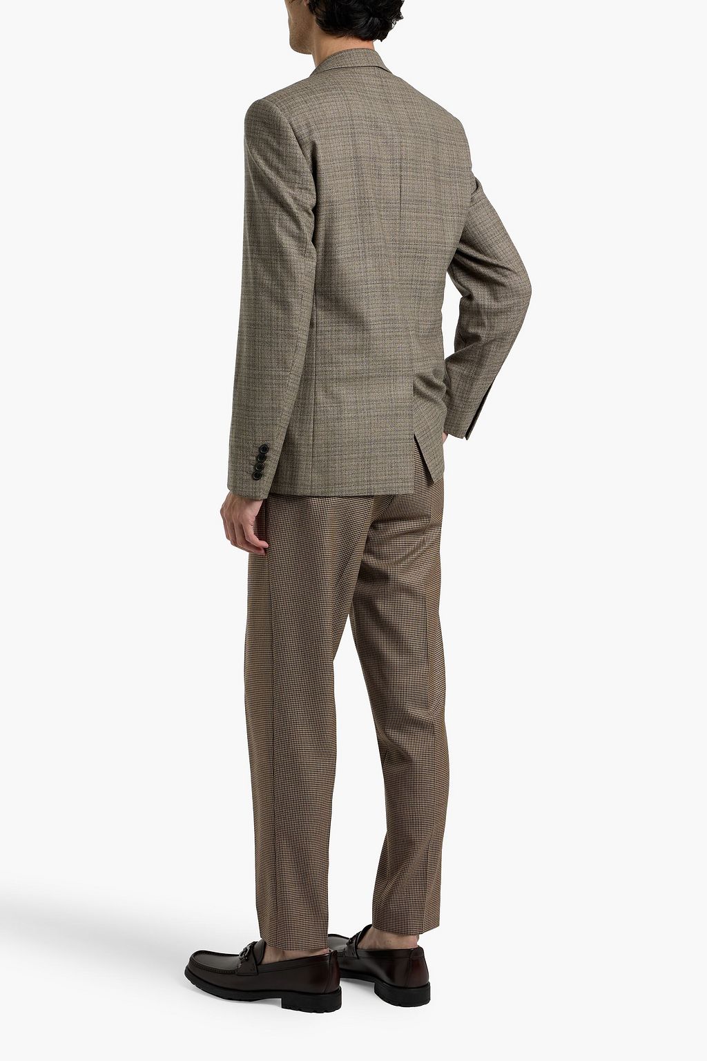 SANDRO Wool-blend tweed blazer