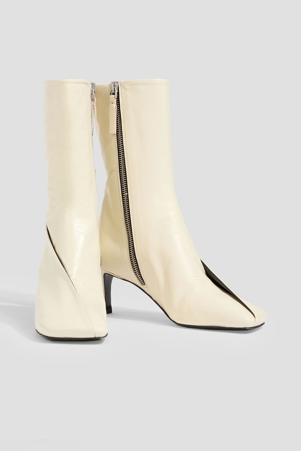 JIL SANDER Leather ankle boots