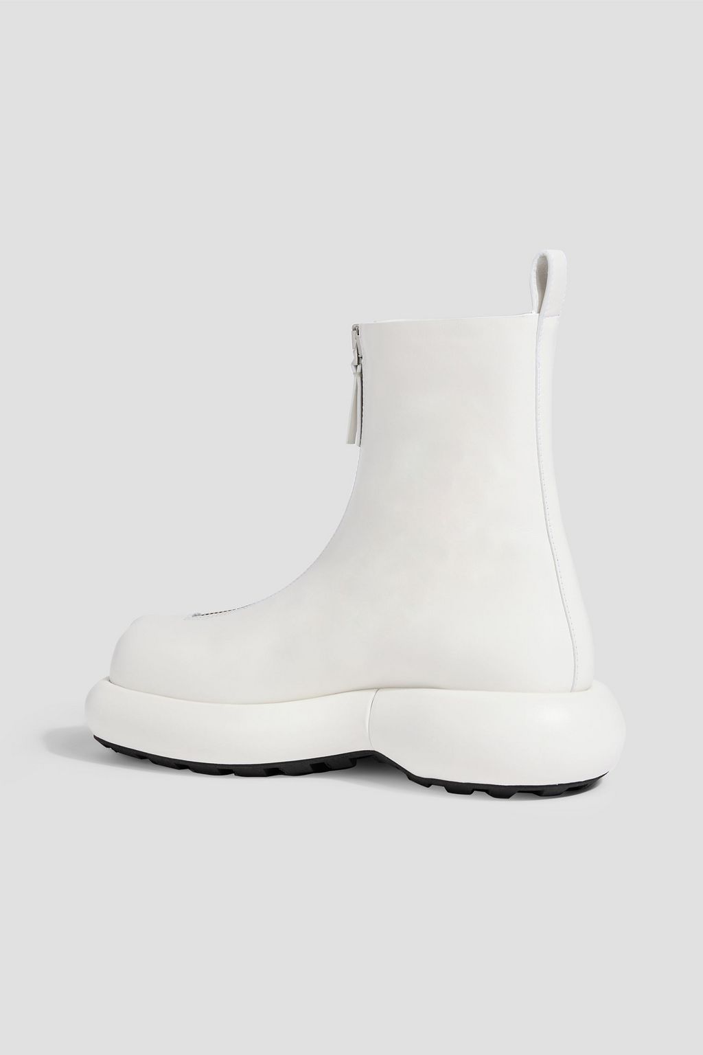 JIL SANDER Leather ankle boots
