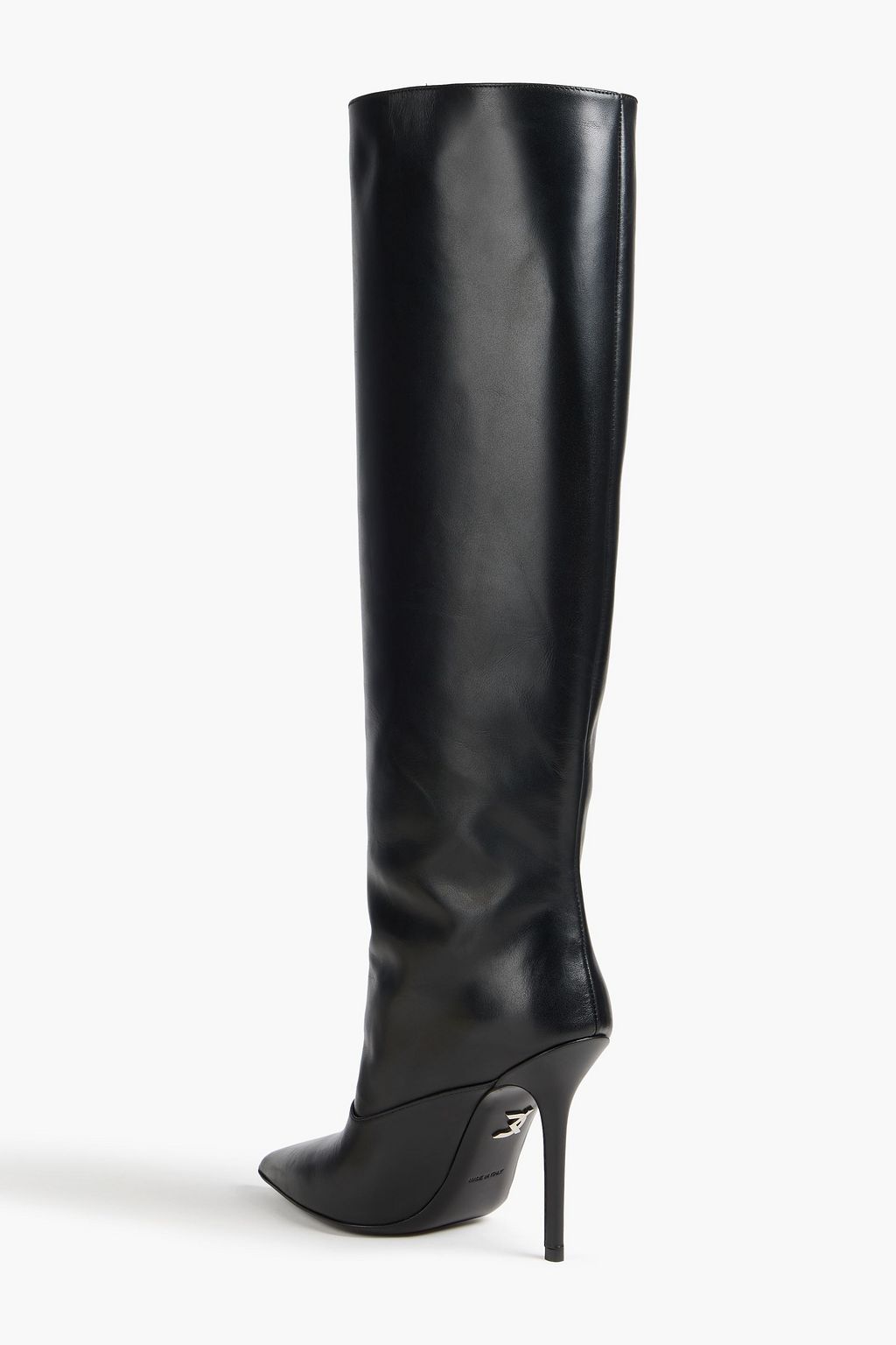 DAVID KOMA Kniehohe Stiefel aus Leder