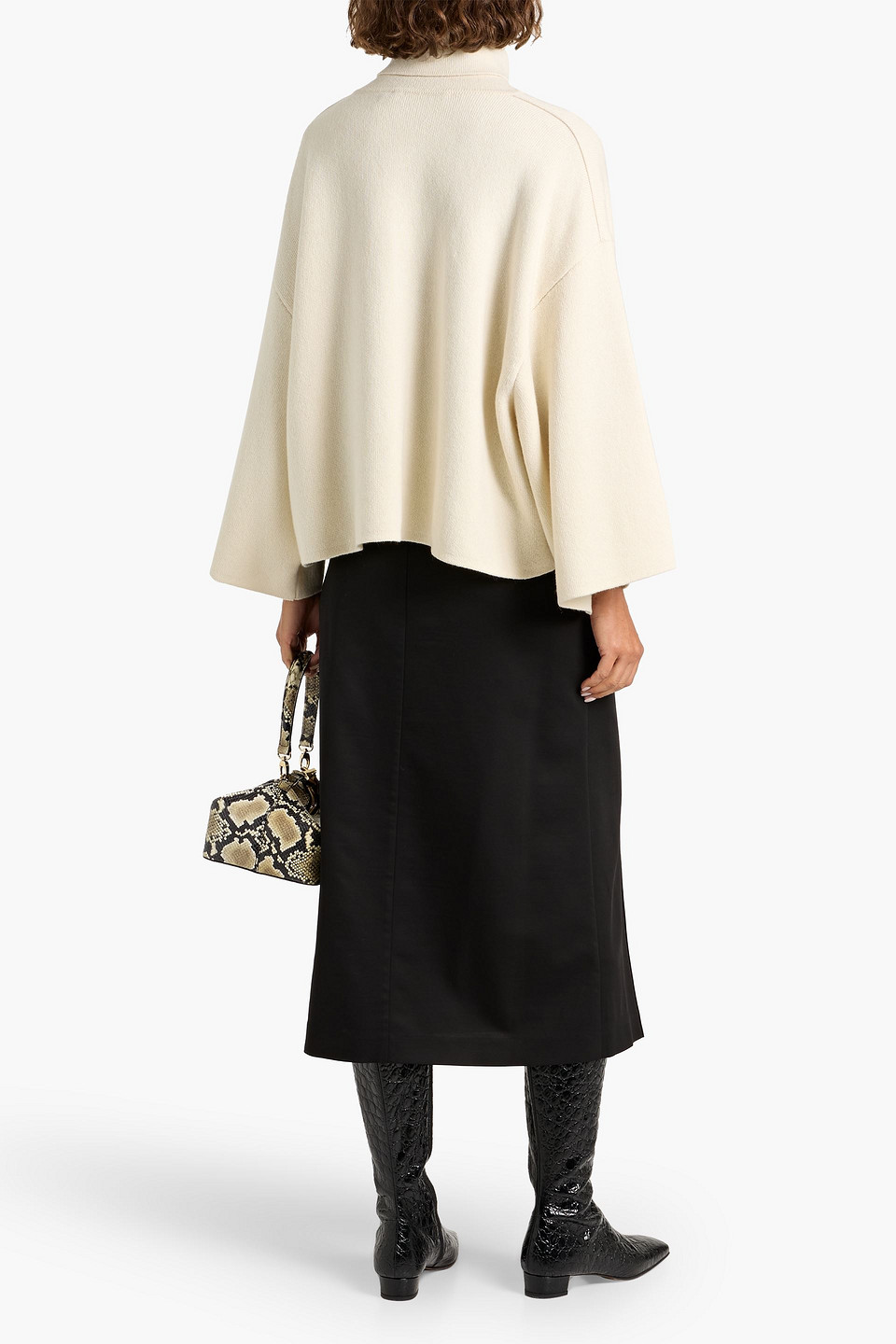 Proenza Schouler Cashmere-blend Turtleneck Sweater In Neutral