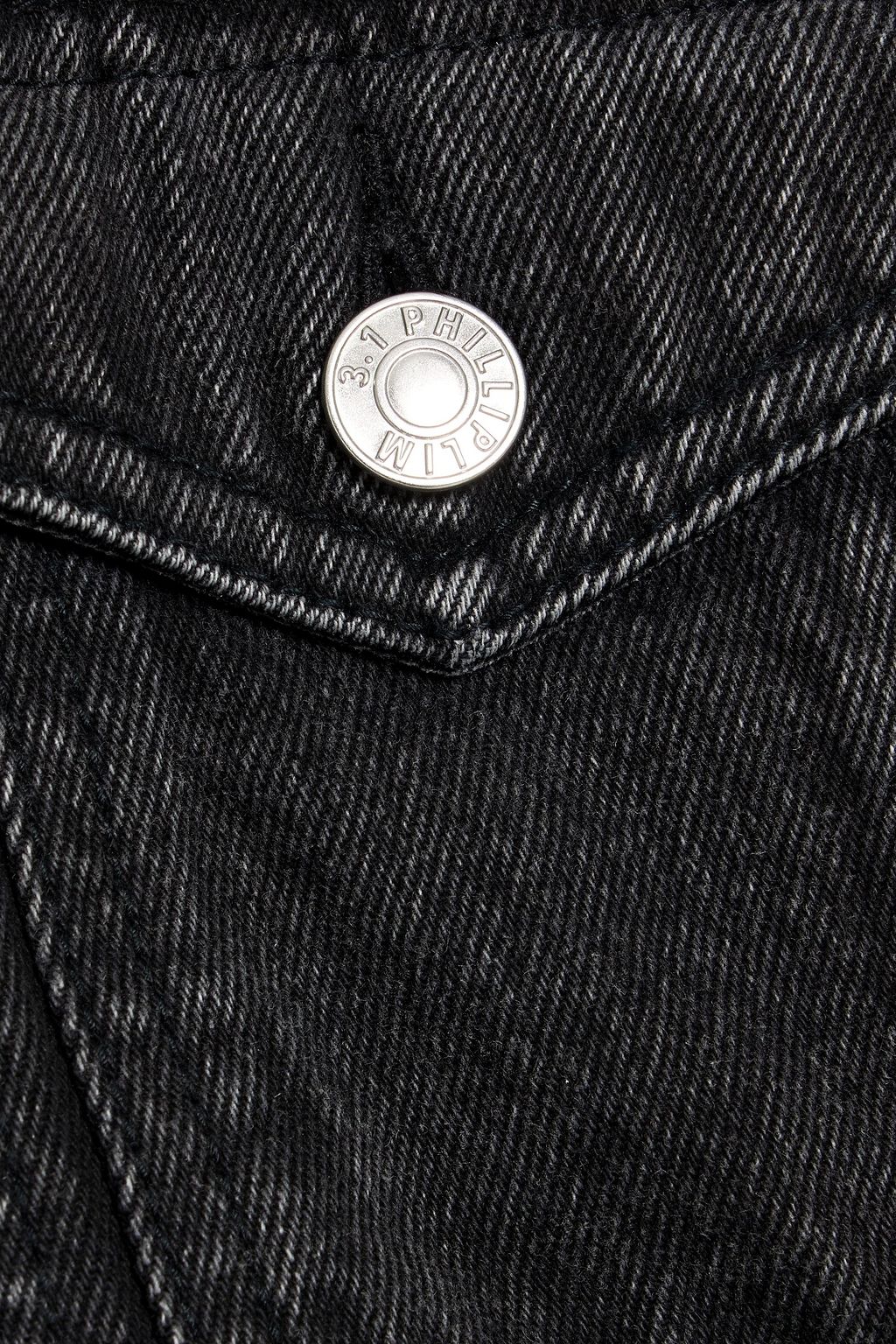 3.1 PHILLIP LIM Ruffled denim and shell jacket