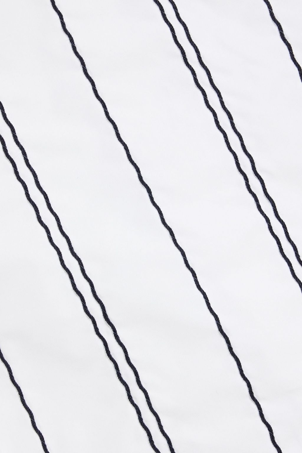 3.1 PHILLIP LIM Embroidered striped cotton-blend poplin shirt