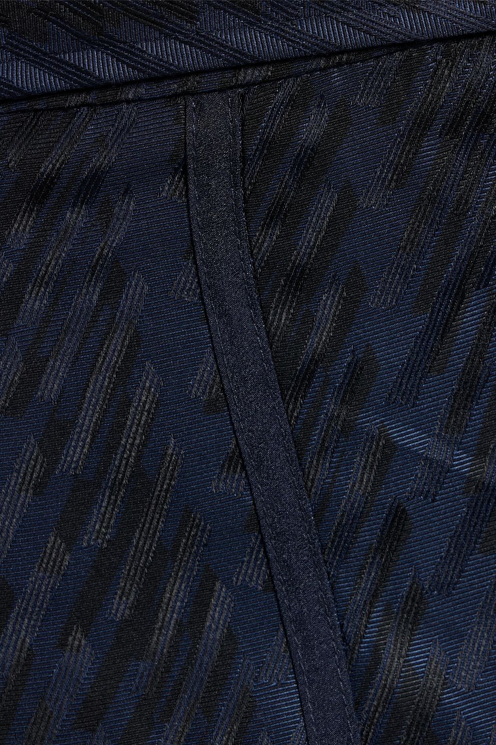 3.1 PHILLIP LIM Pleated satin-jacquard skirt