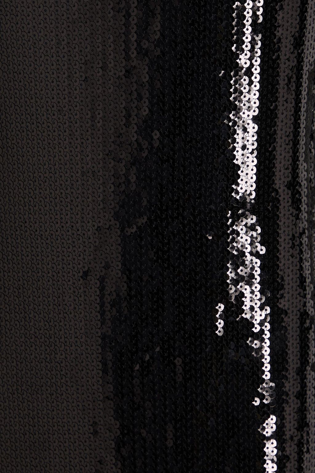 DAVID KOMA One-sleeve sequined tulle gown