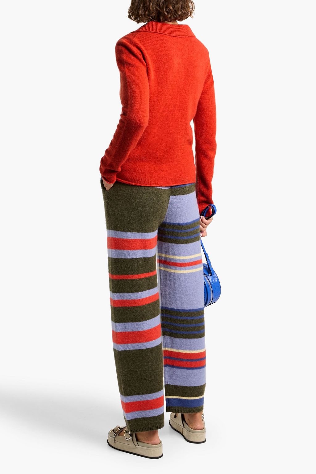 THE ELDER STATESMAN Cashmere polo sweater