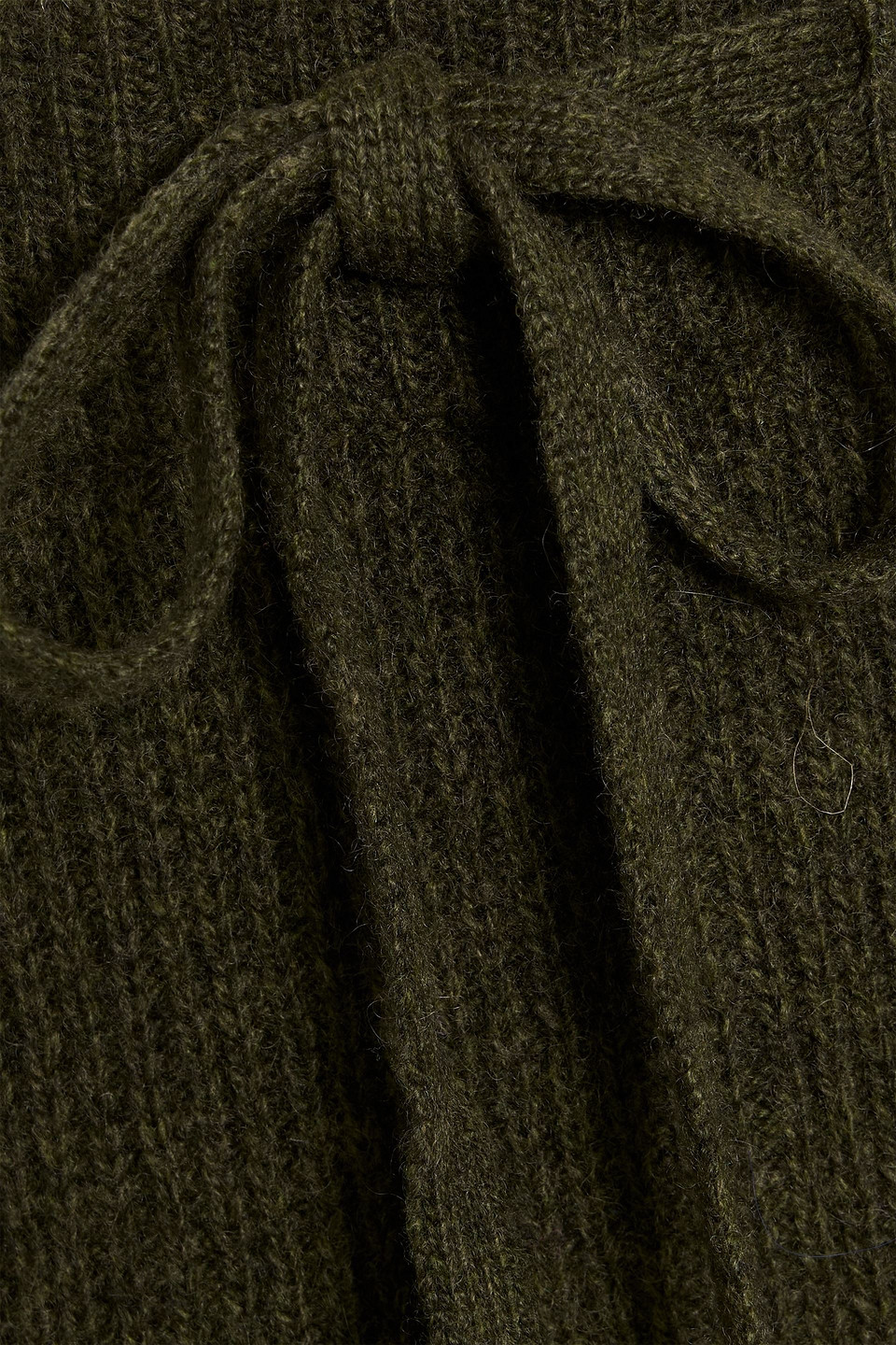 The Elder Statesman Ribbed Cashmere Track Pants In Green