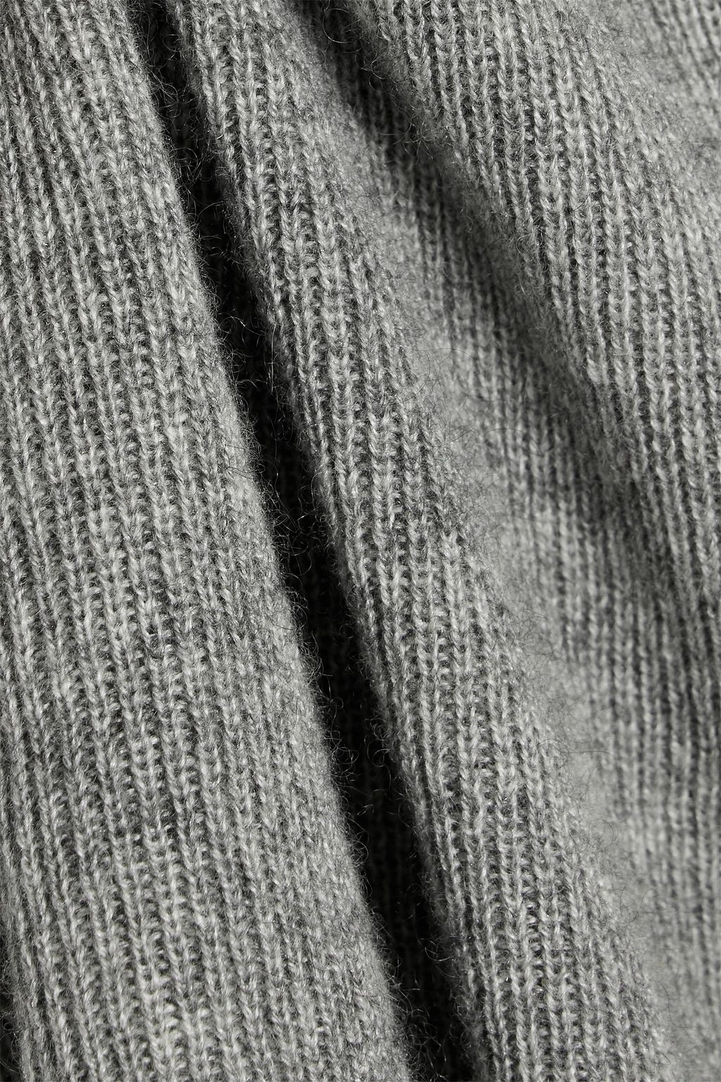 THE ELDER STATESMAN Delicash ribbed cashmere and silk-blend tank