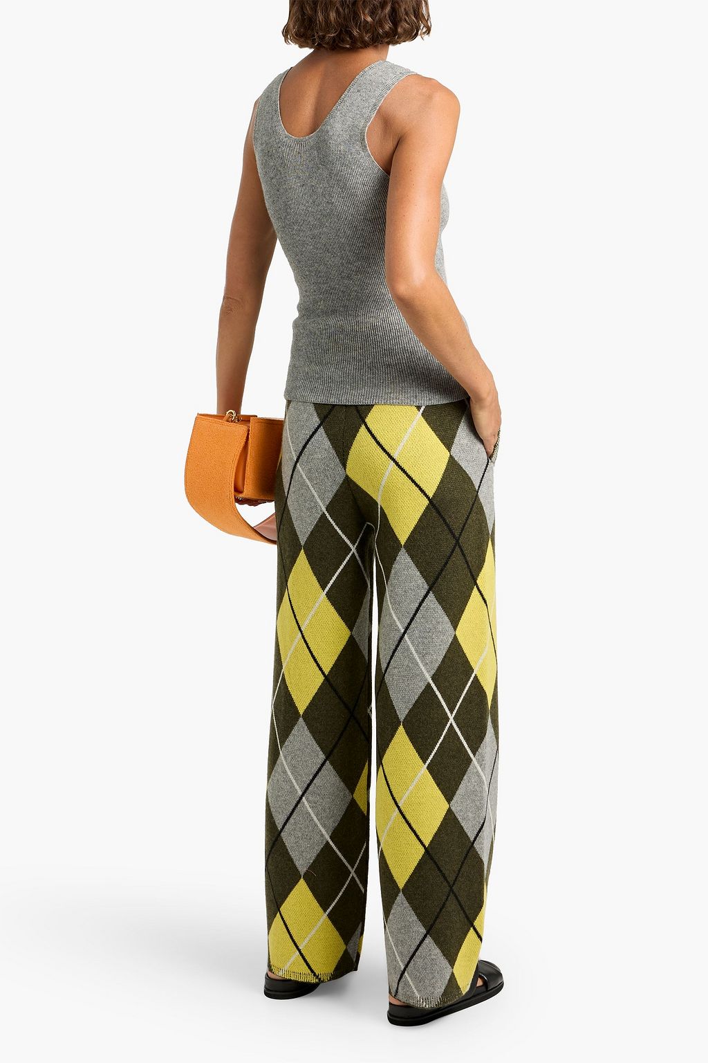 THE ELDER STATESMAN Delicash ribbed cashmere and silk-blend tank