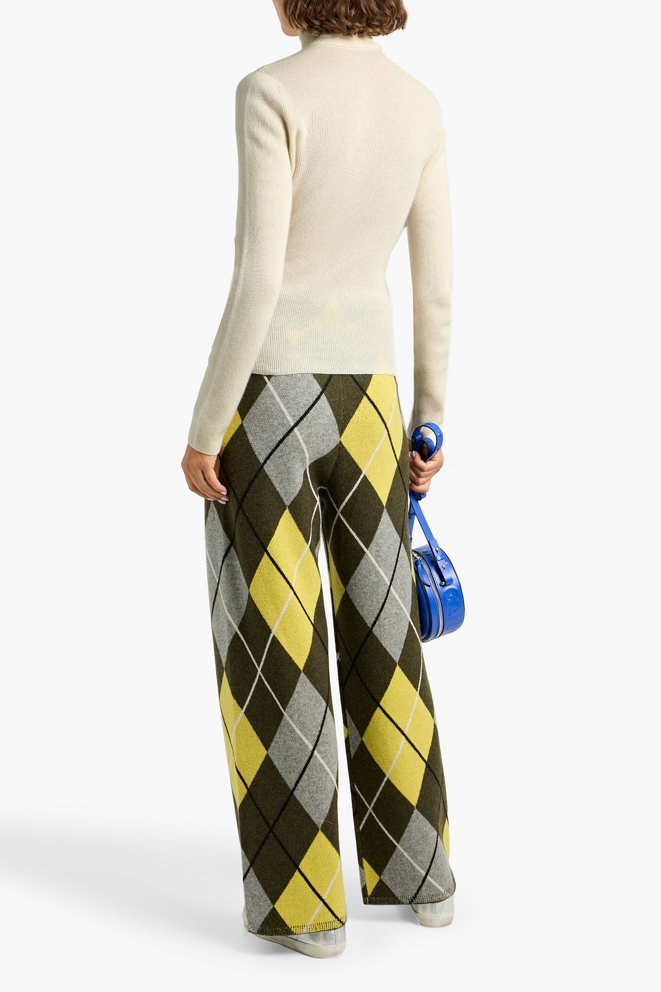 The Elder Statesman Delicash Ribbed Cashmere And Silk-blend Turtleneck Sweater In White