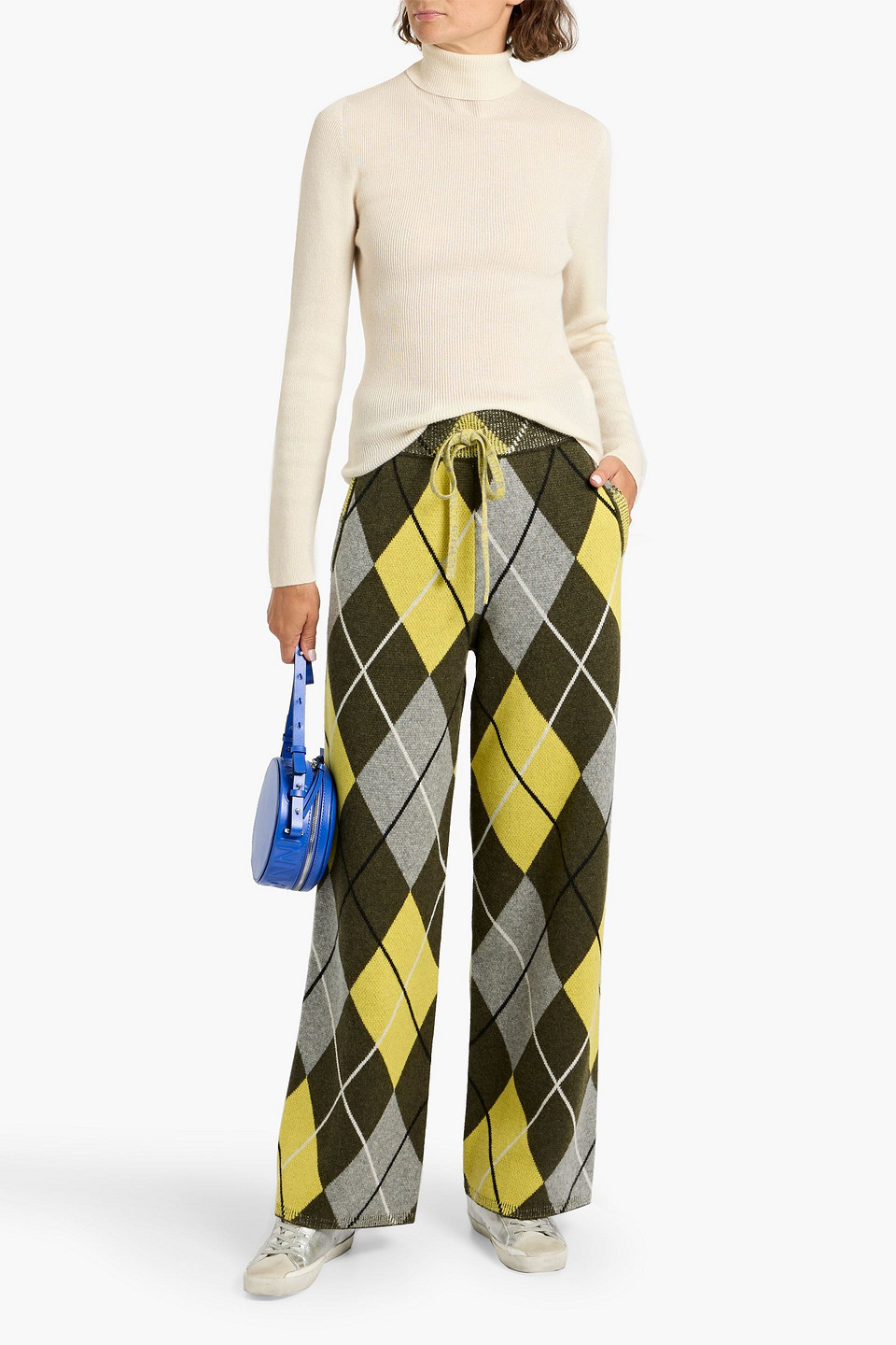 The Elder Statesman Delicash Ribbed Cashmere And Silk-blend Turtleneck Sweater In White