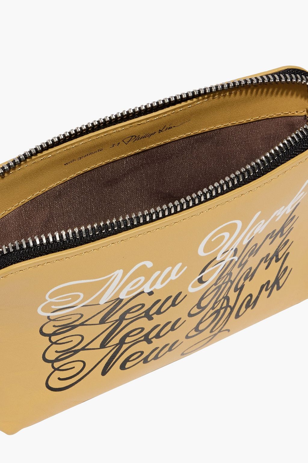 3.1 PHILLIP LIM Printed leather pouch