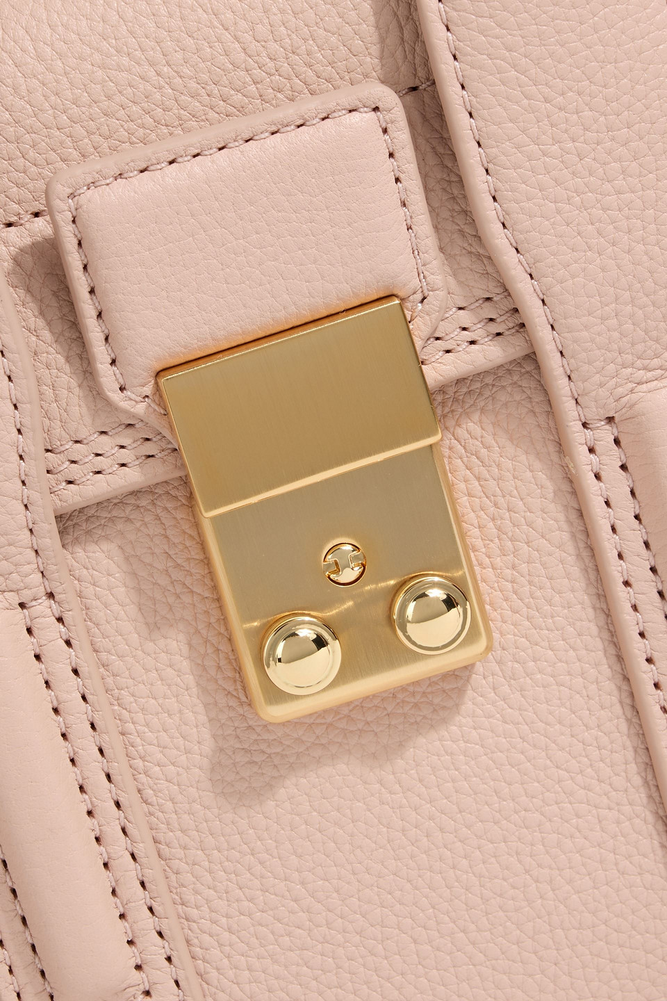 3.1 Phillip Lim Pashli Pebbled-leather Tote In Pink