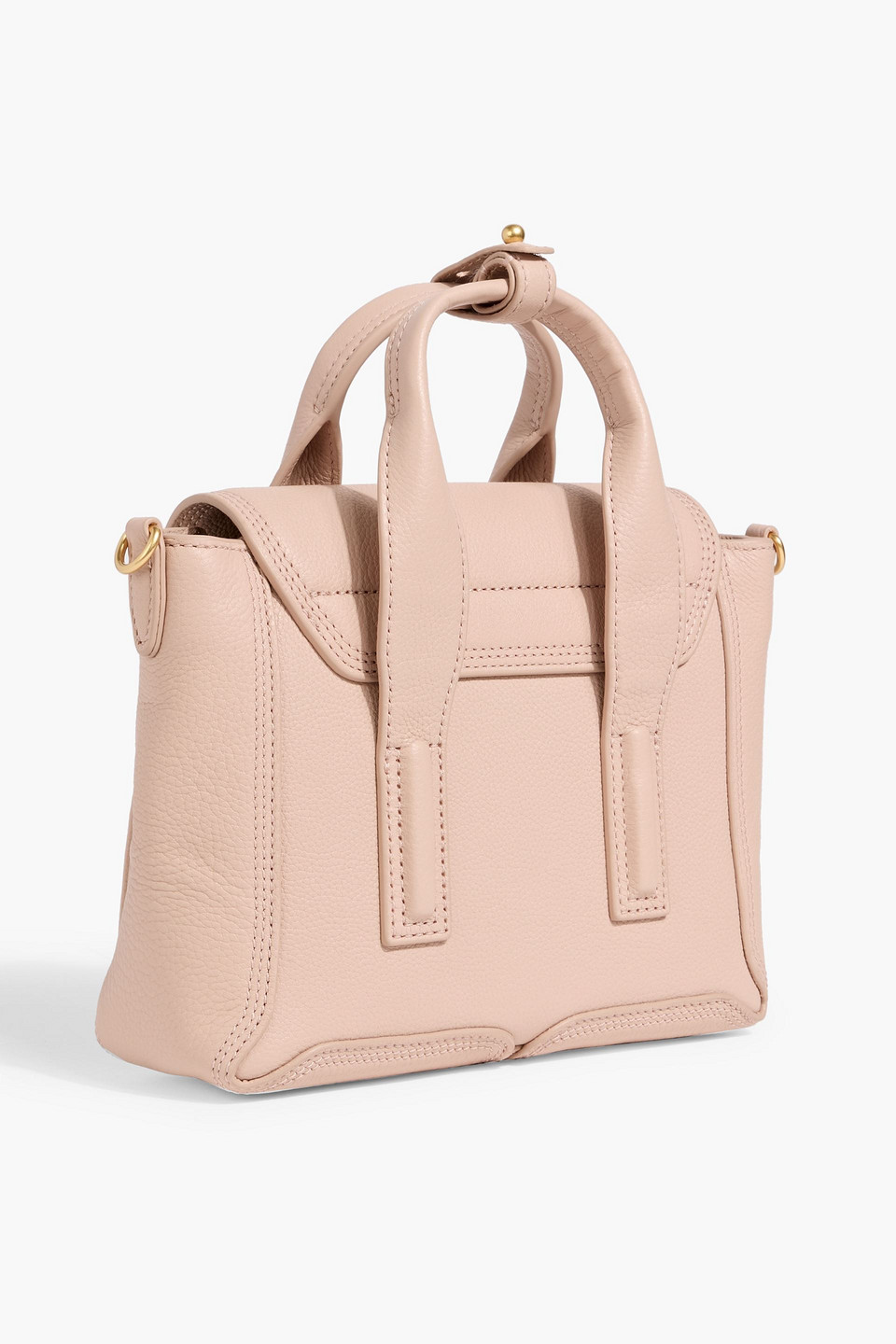 3.1 Phillip Lim Pashli Pebbled-leather Tote In Pink
