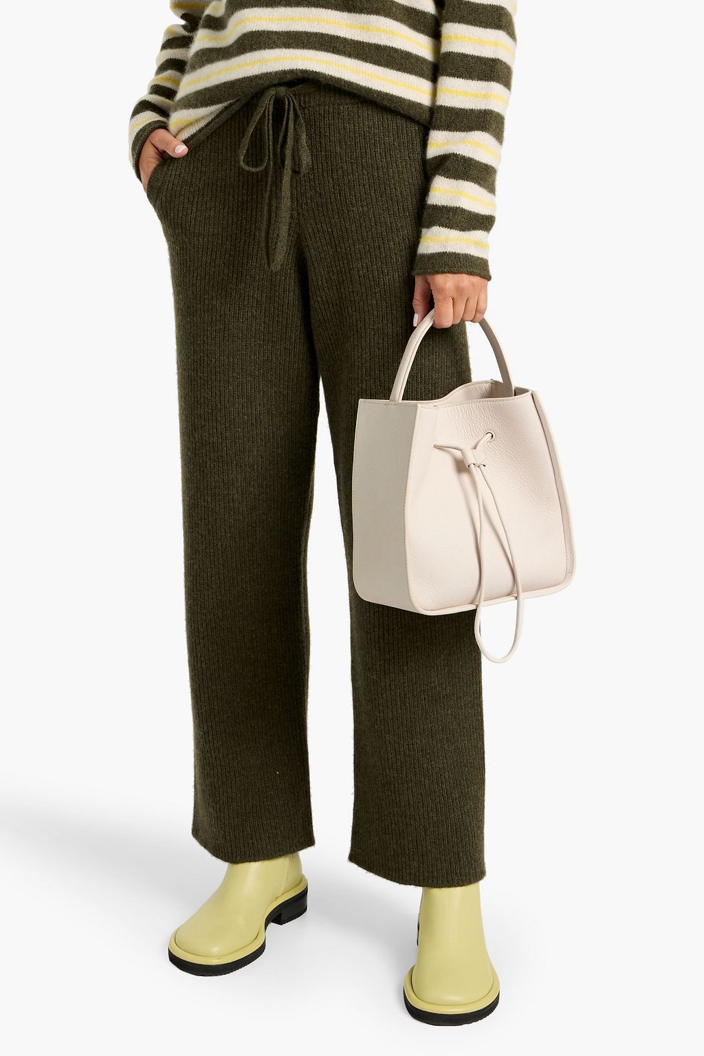 3.1 PHILLIP LIM Soleil small pebbled-leather bucket bag